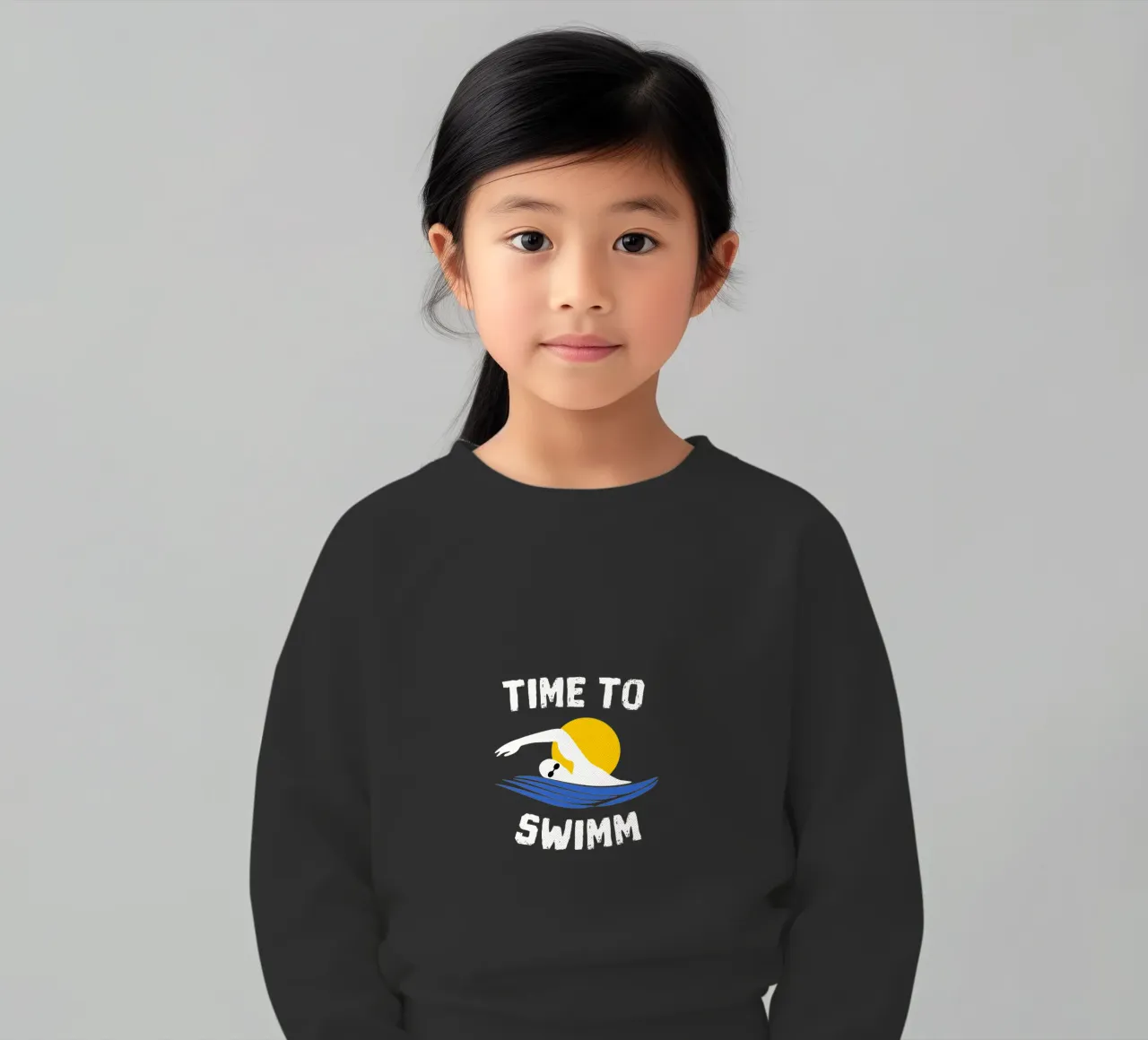 Time to swimm felpa bambino da happieeagle