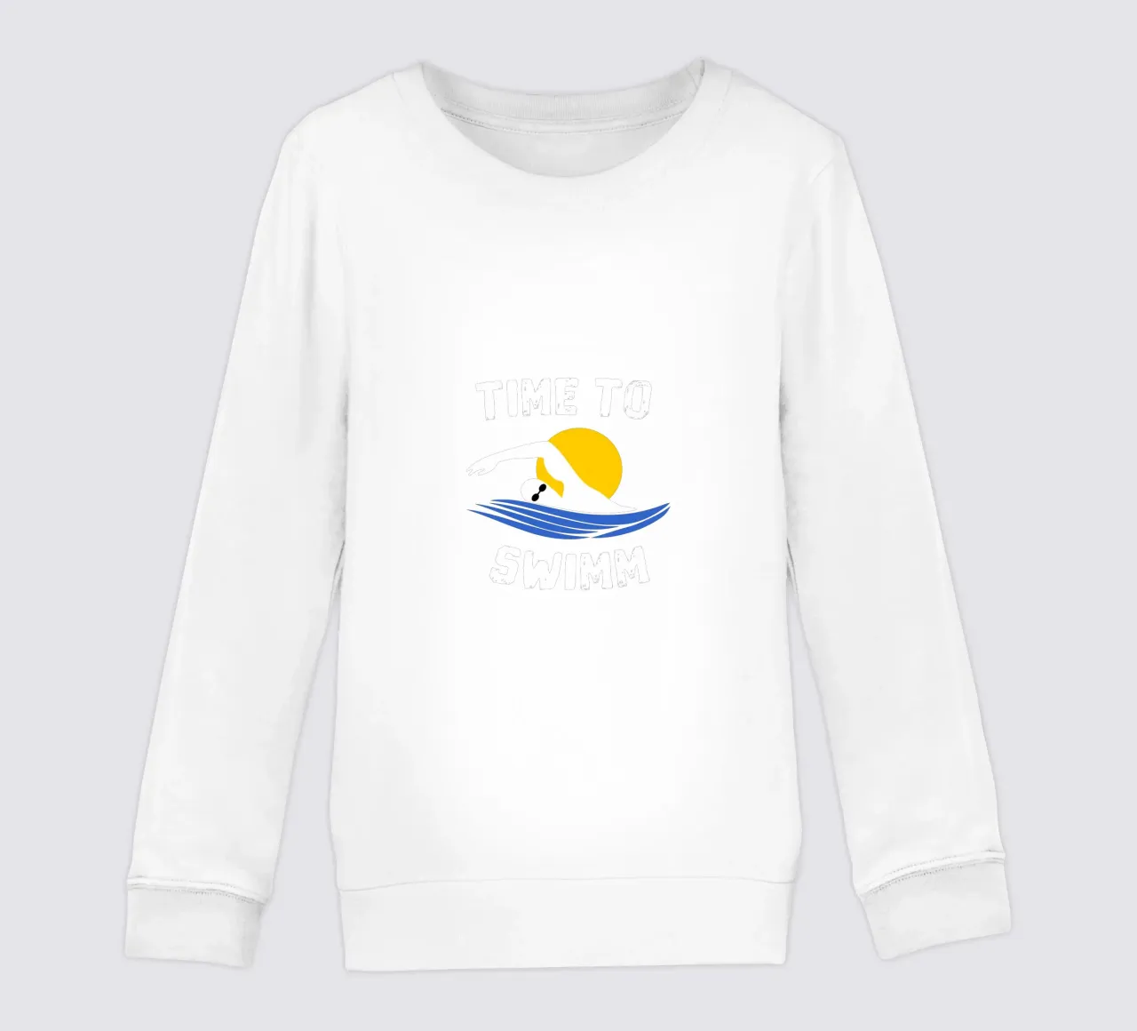 Time to swimm felpa bambino da happieeagle
