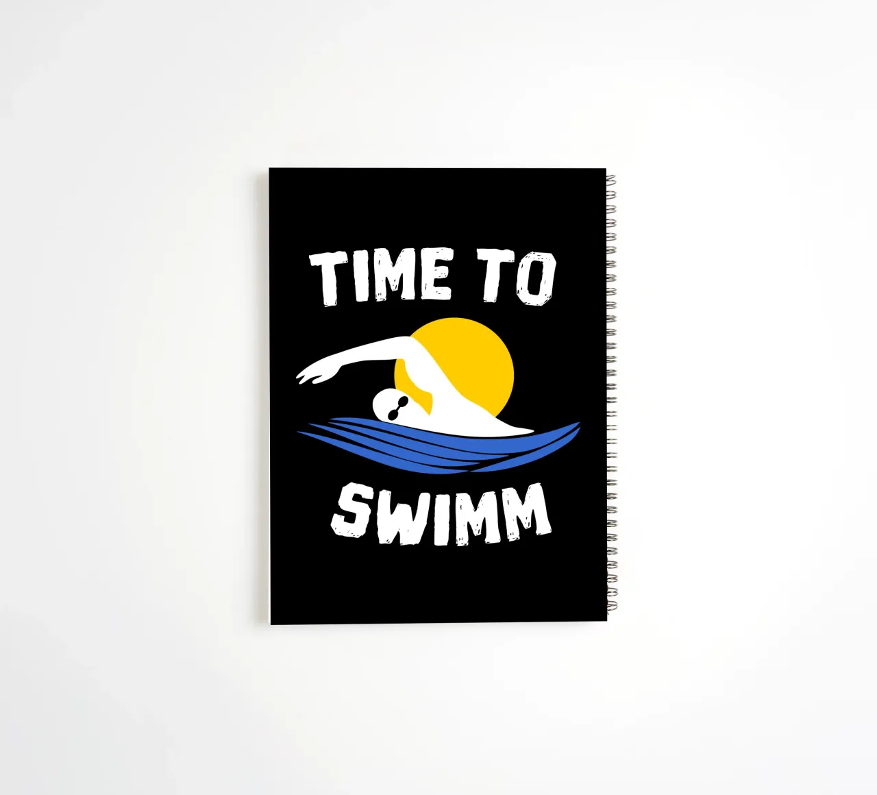Time to swimm spiral notebook by happieeagle