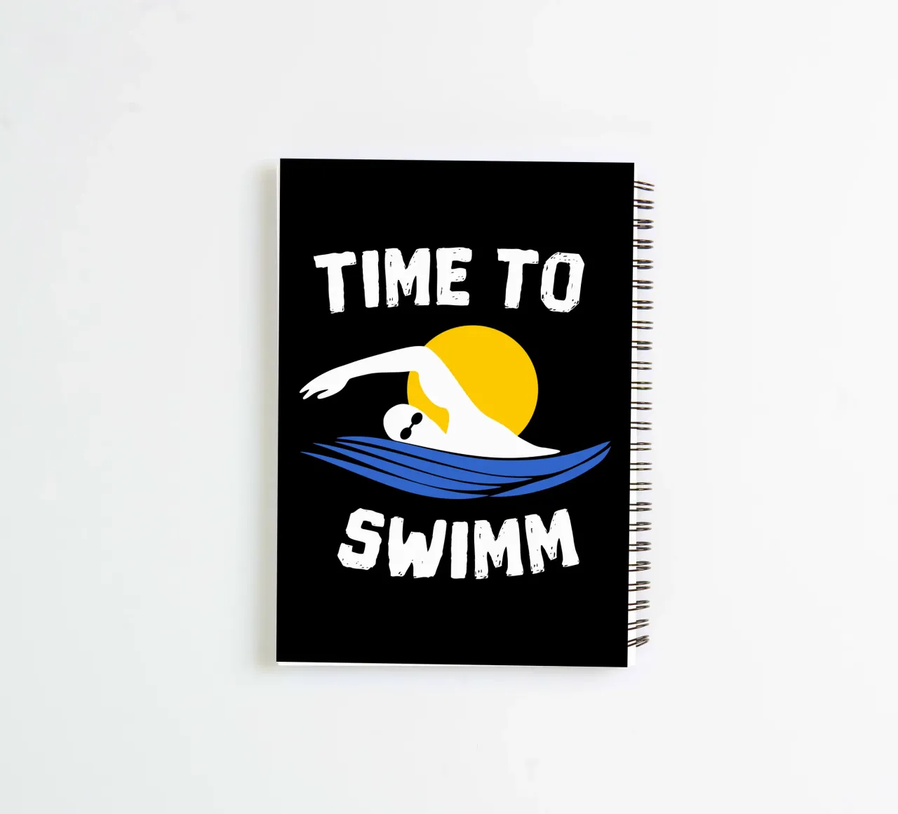 Time to swimm spiral notebook by happieeagle