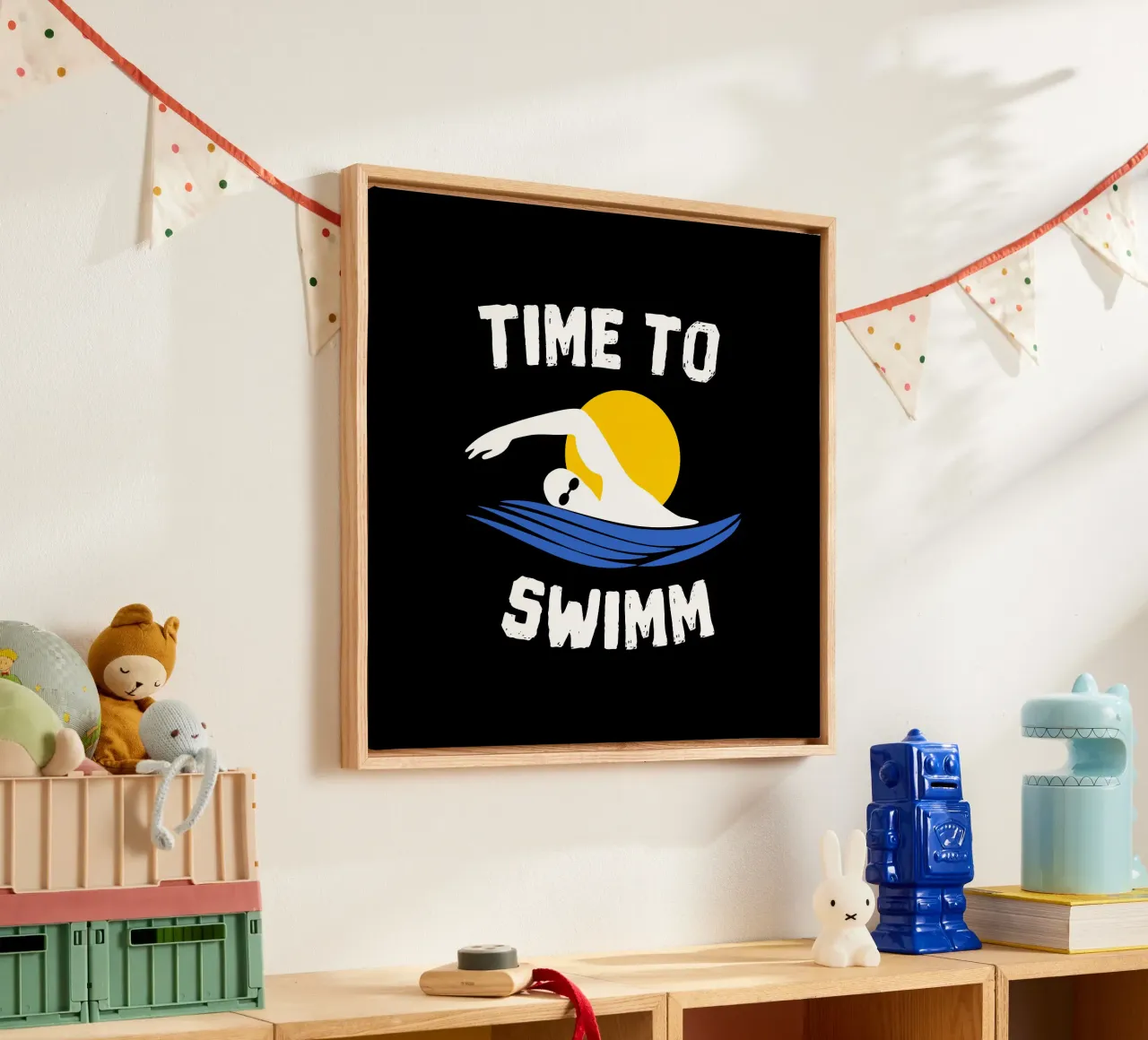 Time to swimm canvas by happieeagle