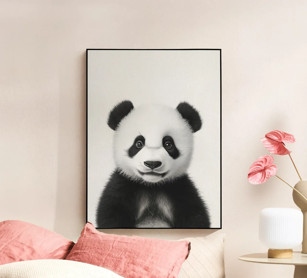 Jiao simpatico cucciolo di panda plexiglass da Carinaprint