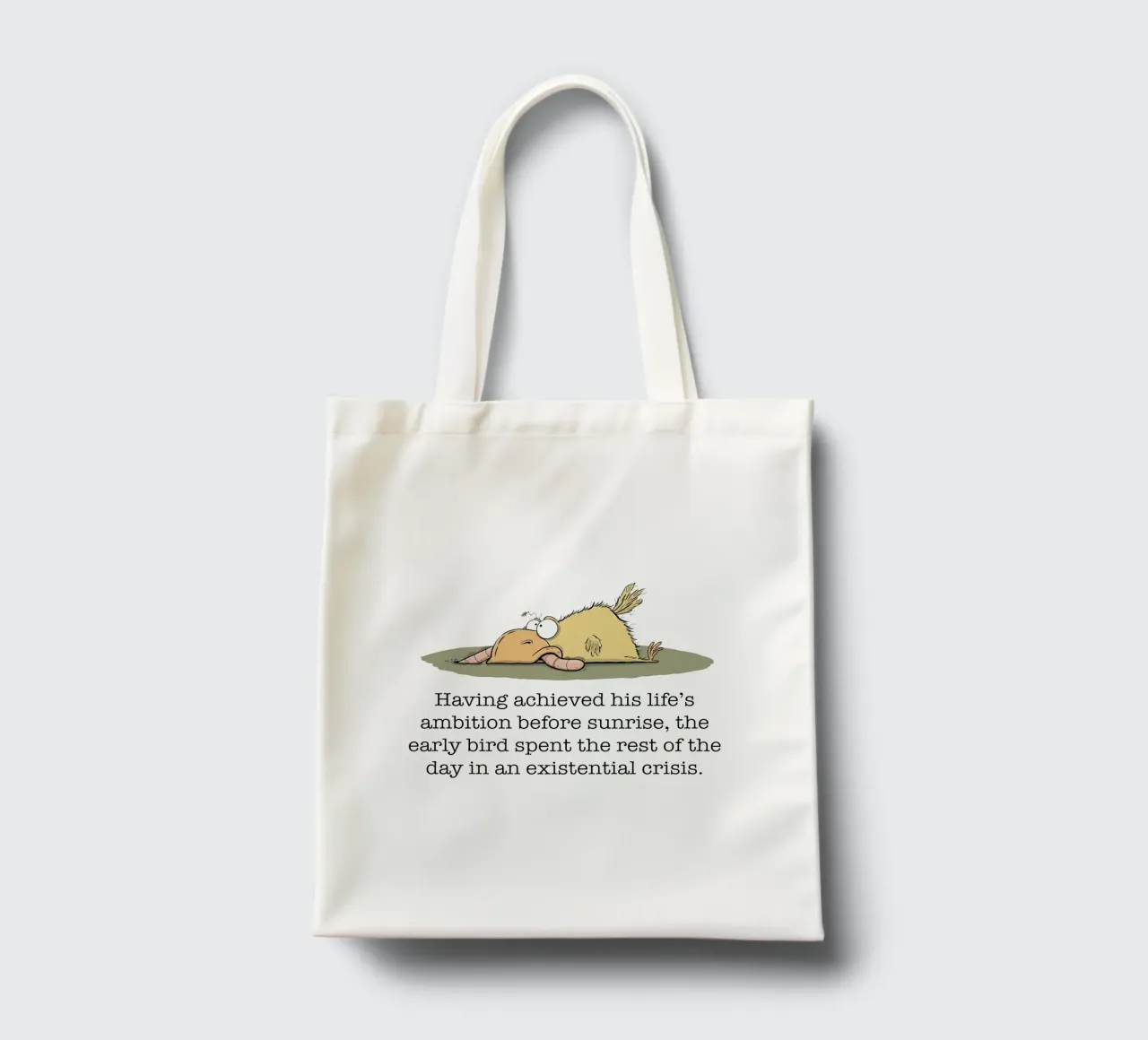 Early Bird borsa in juta da robincrossman