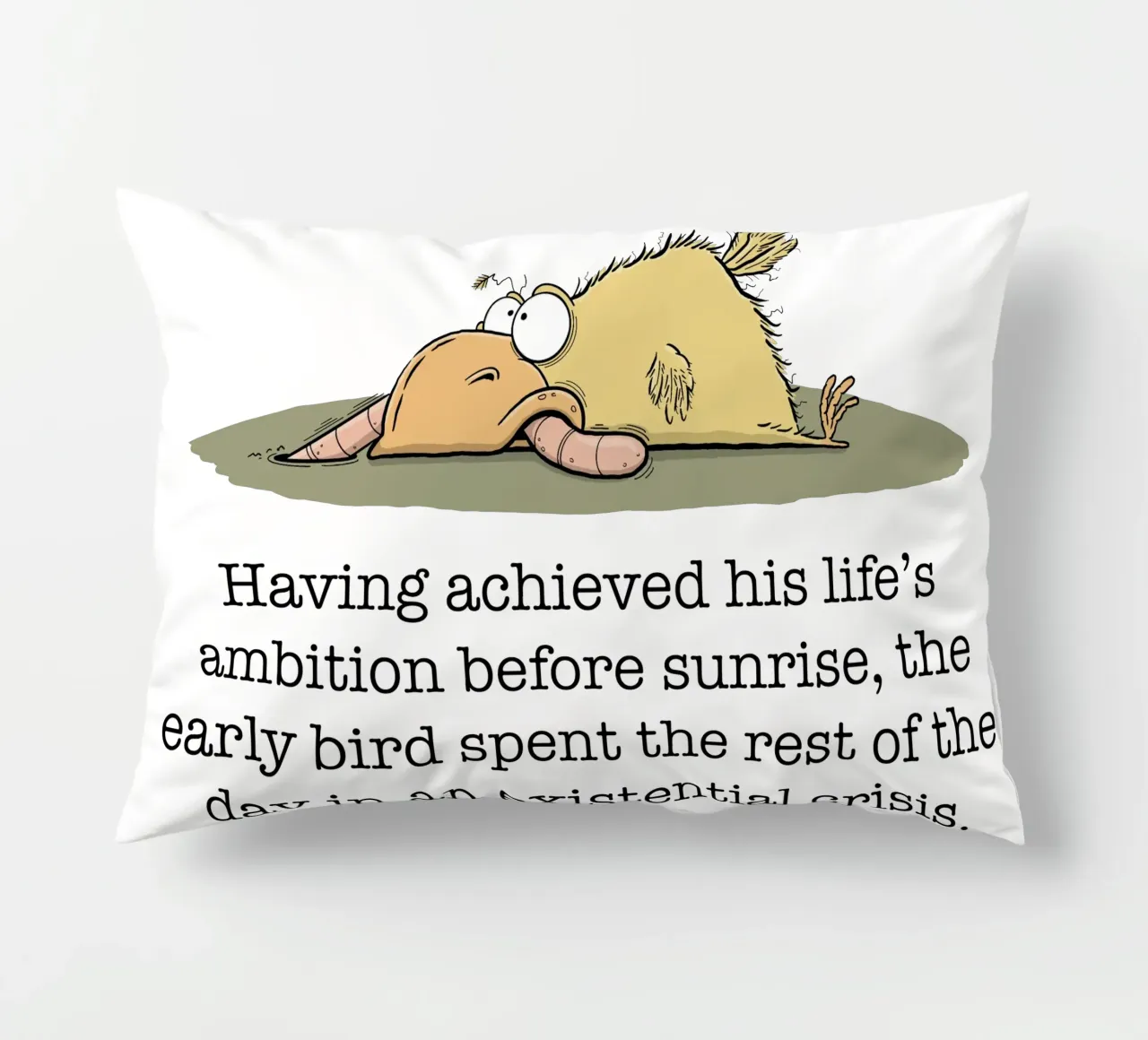 Early Bird cuscino da robincrossman