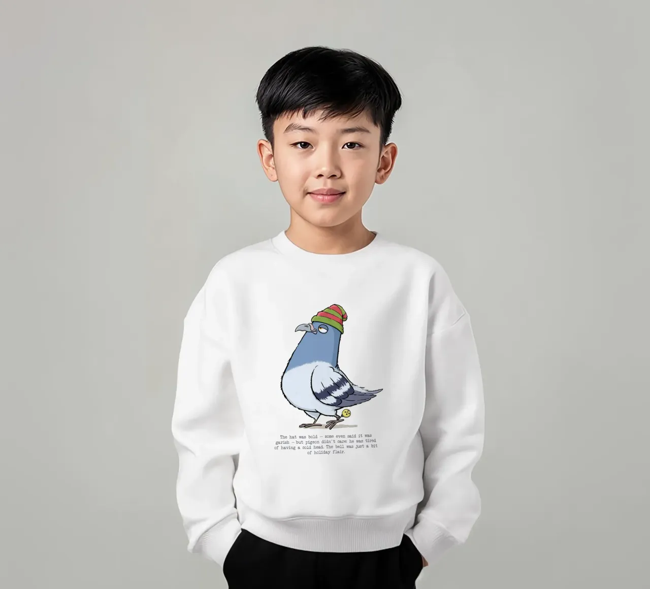 Jingle Pigeon felpa bambino da robincrossman