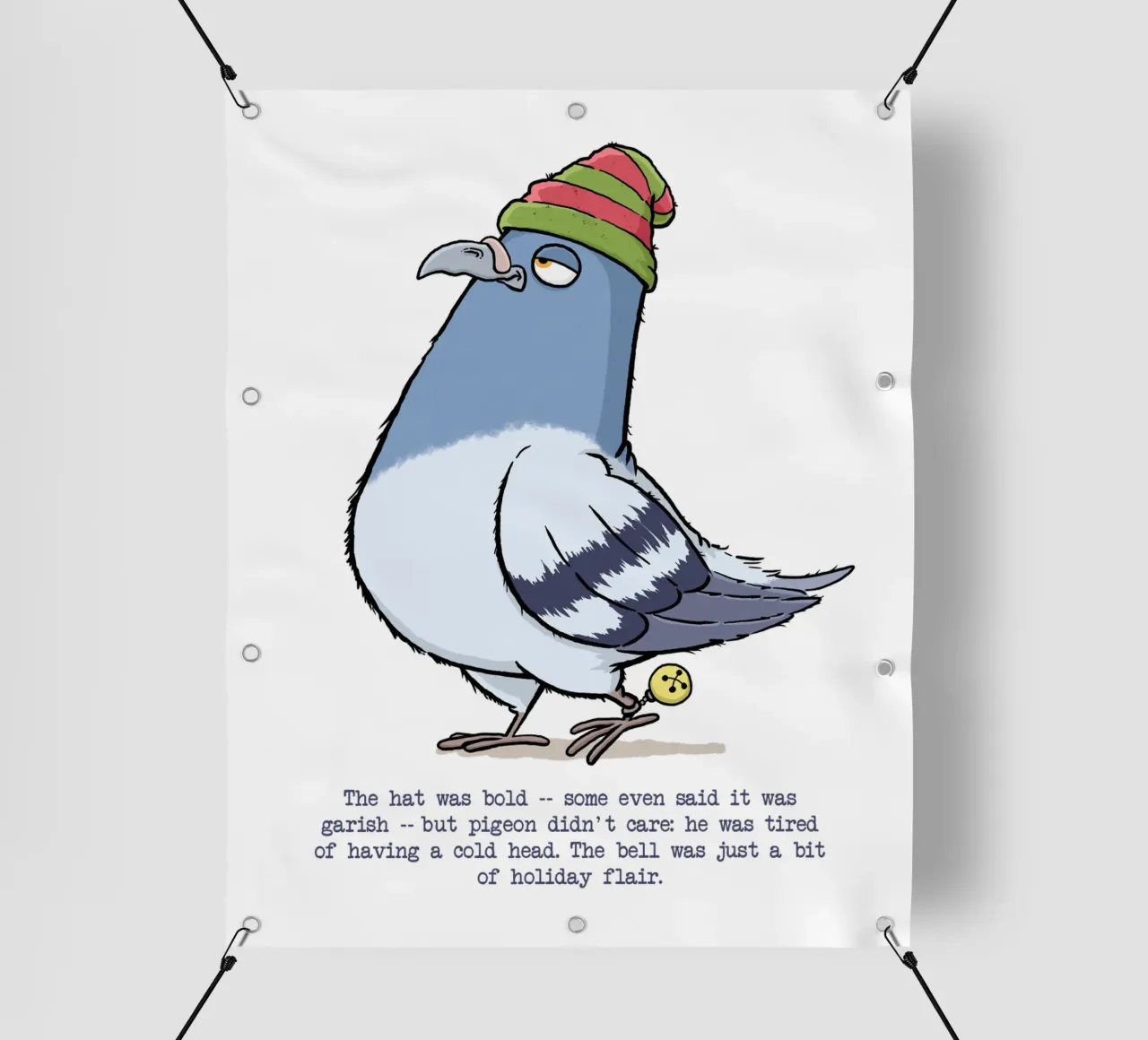 Jingle Pigeon telo in pvc da robincrossman