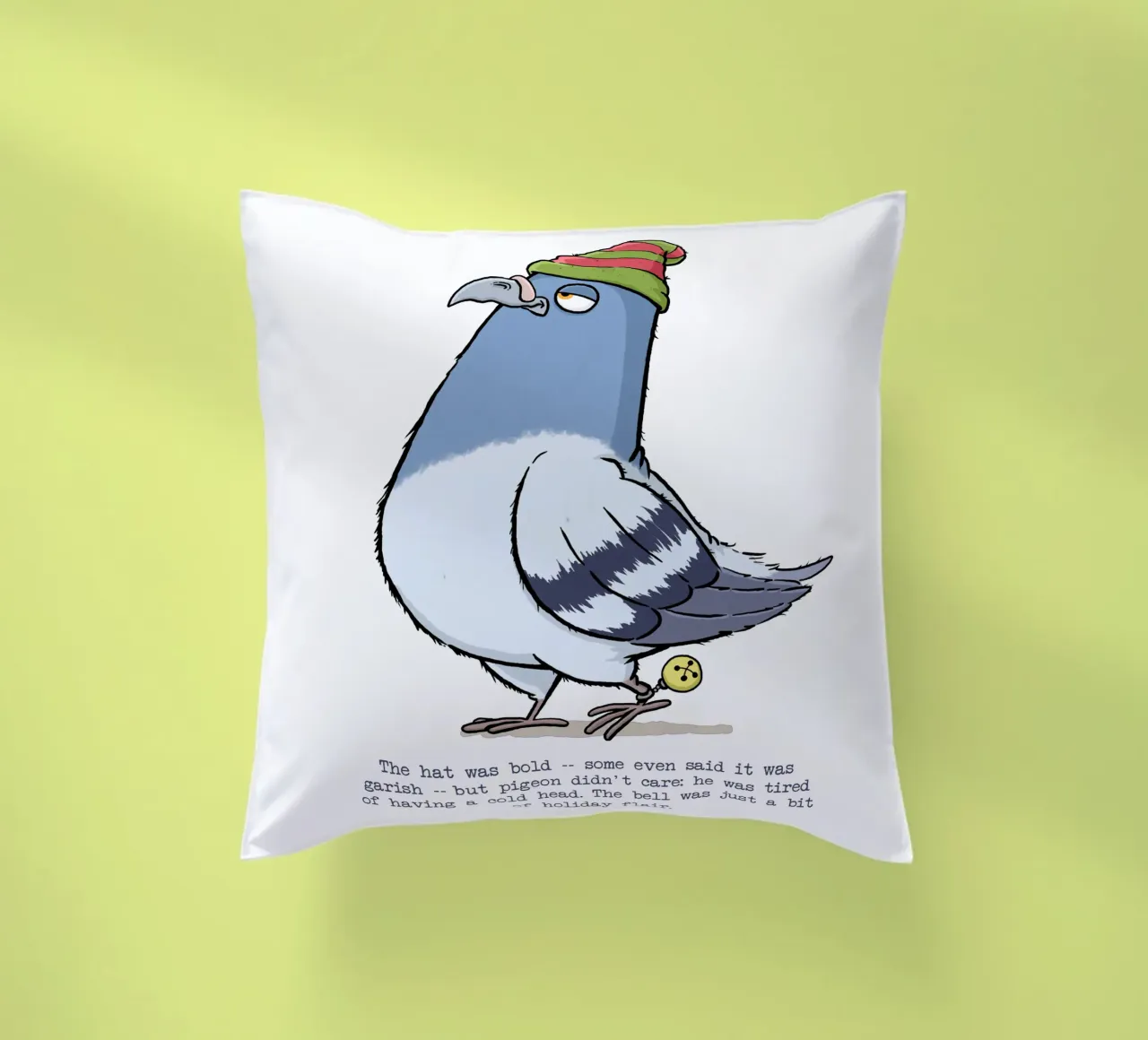 Jingle Pigeon cuscino da robincrossman