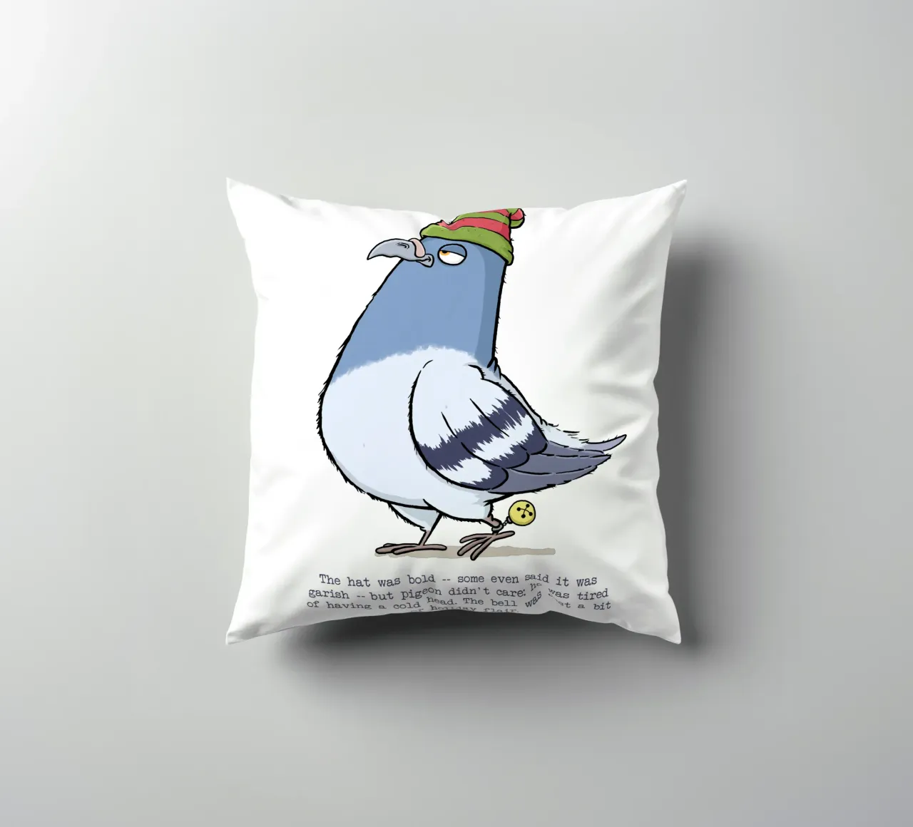 Jingle Pigeon cuscino da robincrossman