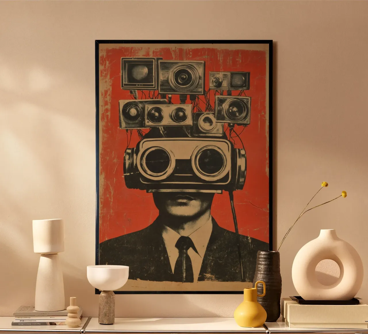 Social-mediaism #2 poster con telaio in alluminio da Art Unleashed
