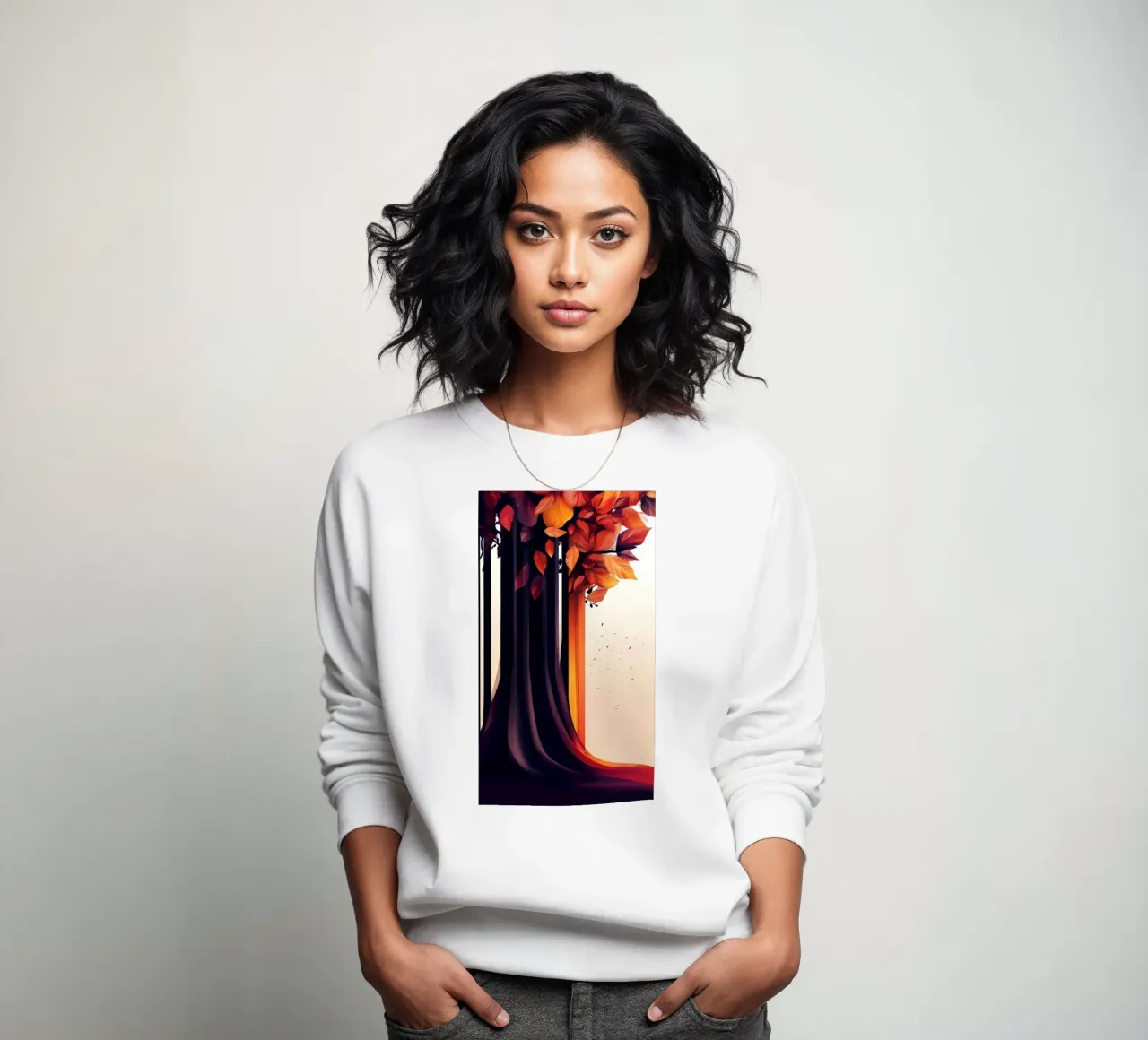 Autumn Forest #05 felpa da Art Unleashed