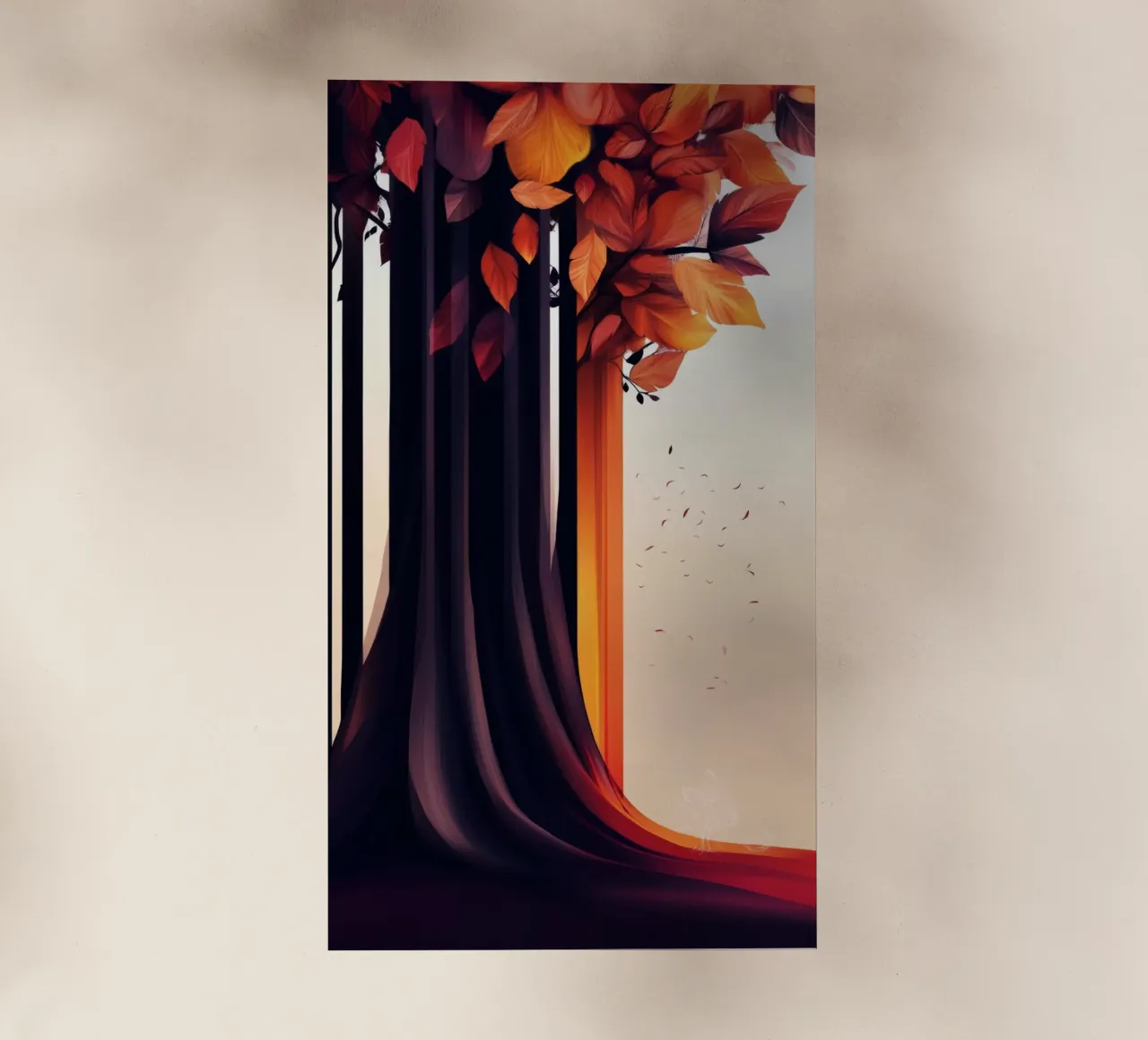 Autumn Forest #05 pellicola backlit da Art Unleashed