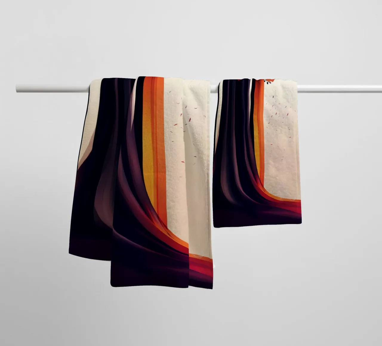 Autumn Forest #05 asciugamano da bagno da Art Unleashed