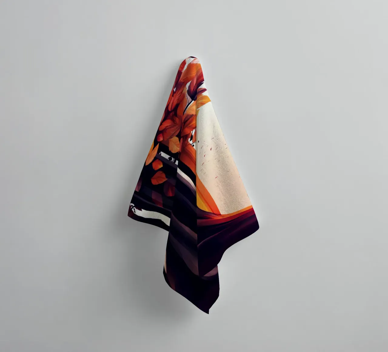 Autumn Forest #05 asciugamano da bagno da Art Unleashed