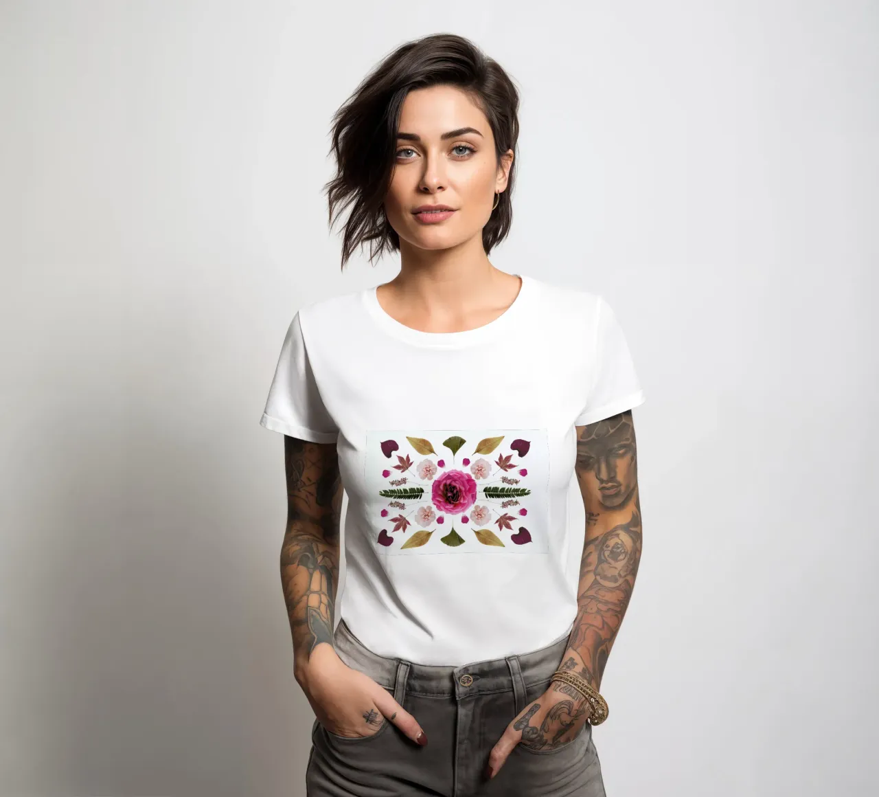 Botanical N1 t-shirt ajusté pour femmes de Miles of Light