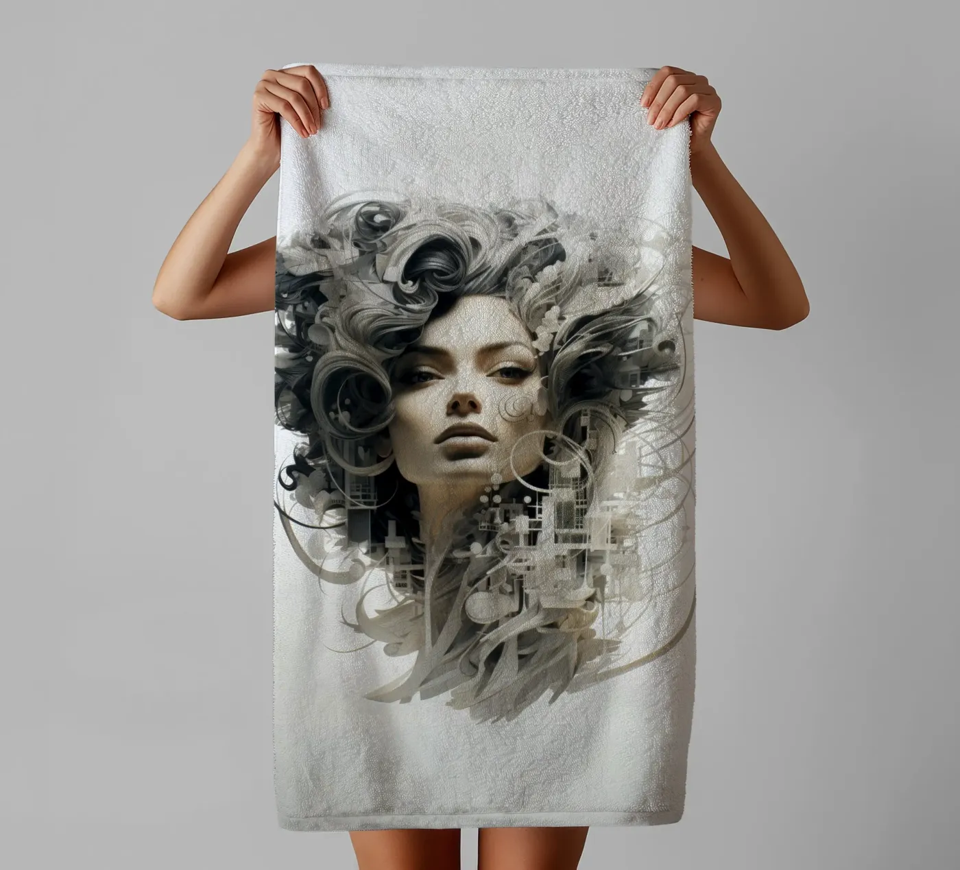 Flair badhanddoek van Art Unleashed