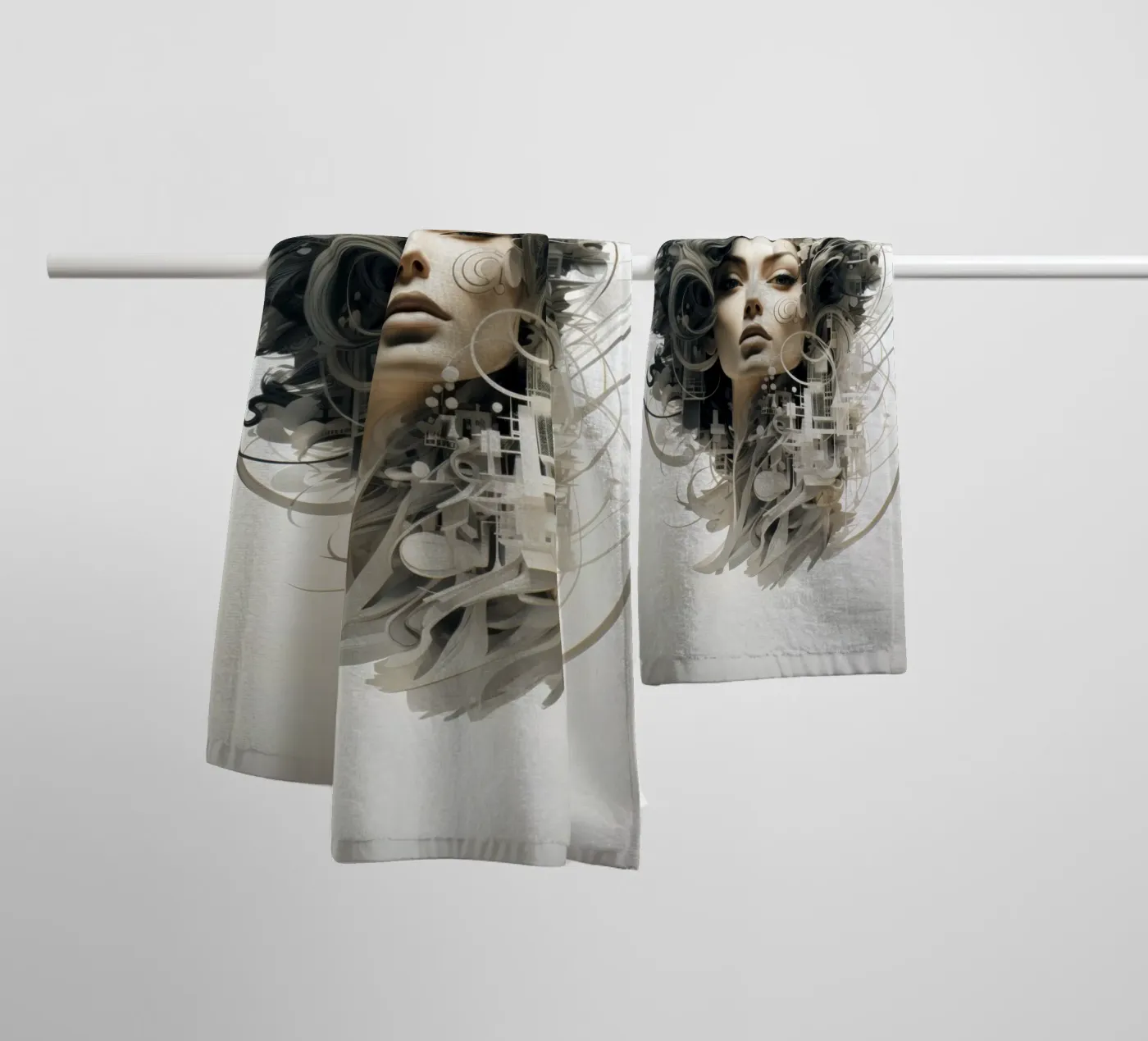 Flair badhanddoek van Art Unleashed