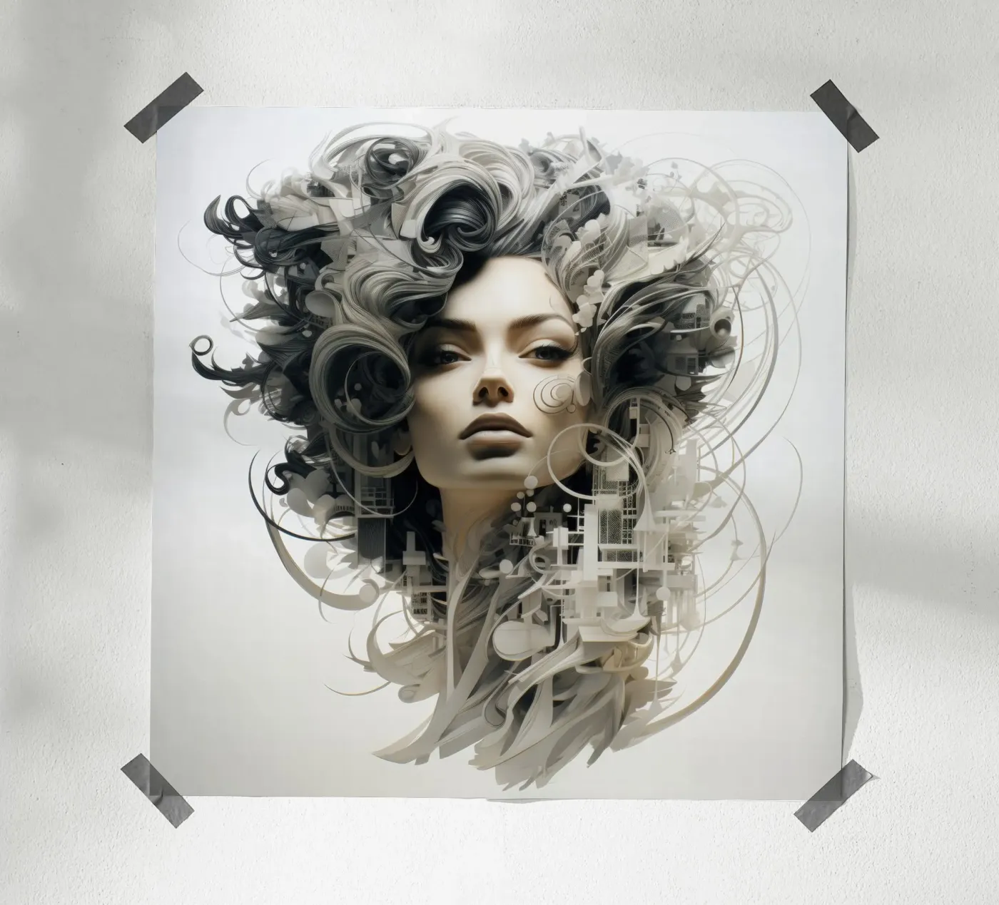 Flair Poster von Art Unleashed