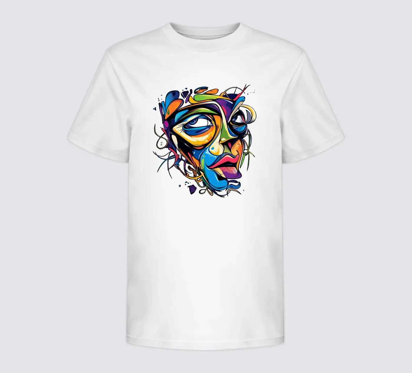 Face #1 t-shirt bambini da Art Unleashed