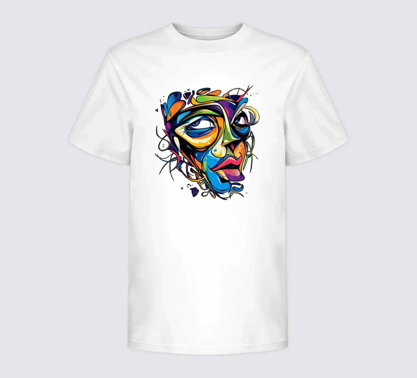Face #1 t-shirt bambini da Art Unleashed