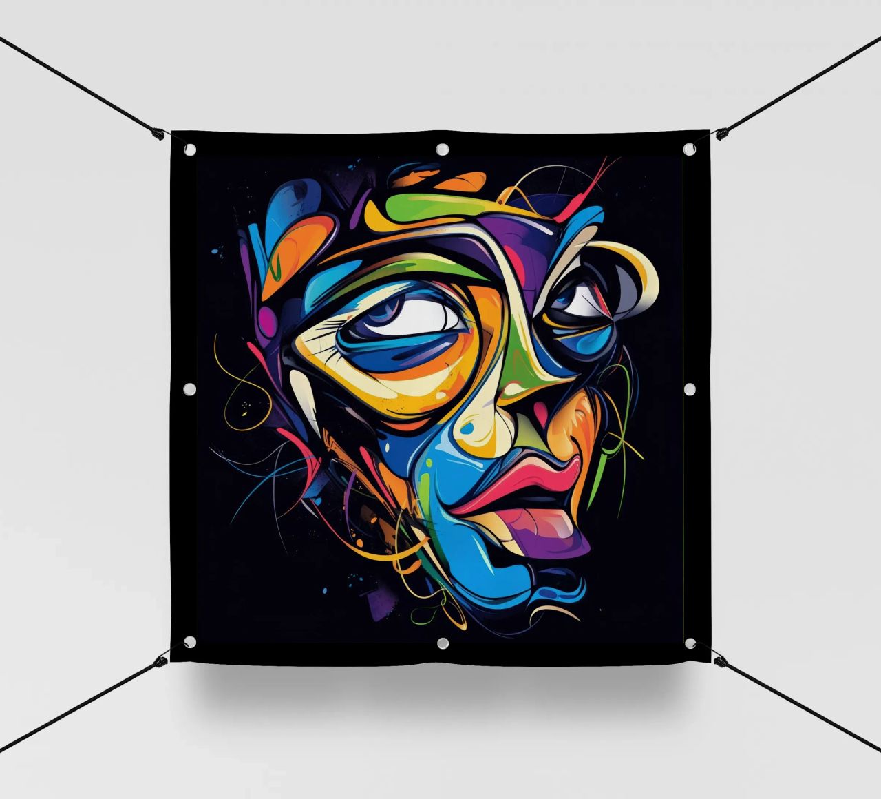 Face #1 telo in pvc da Art Unleashed