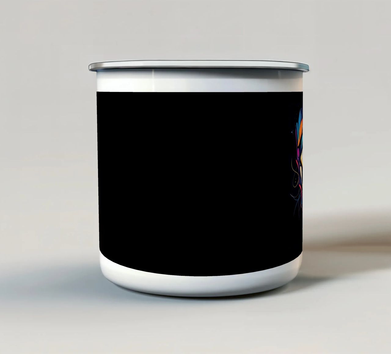 Face #1 tazza in smalto da Art Unleashed