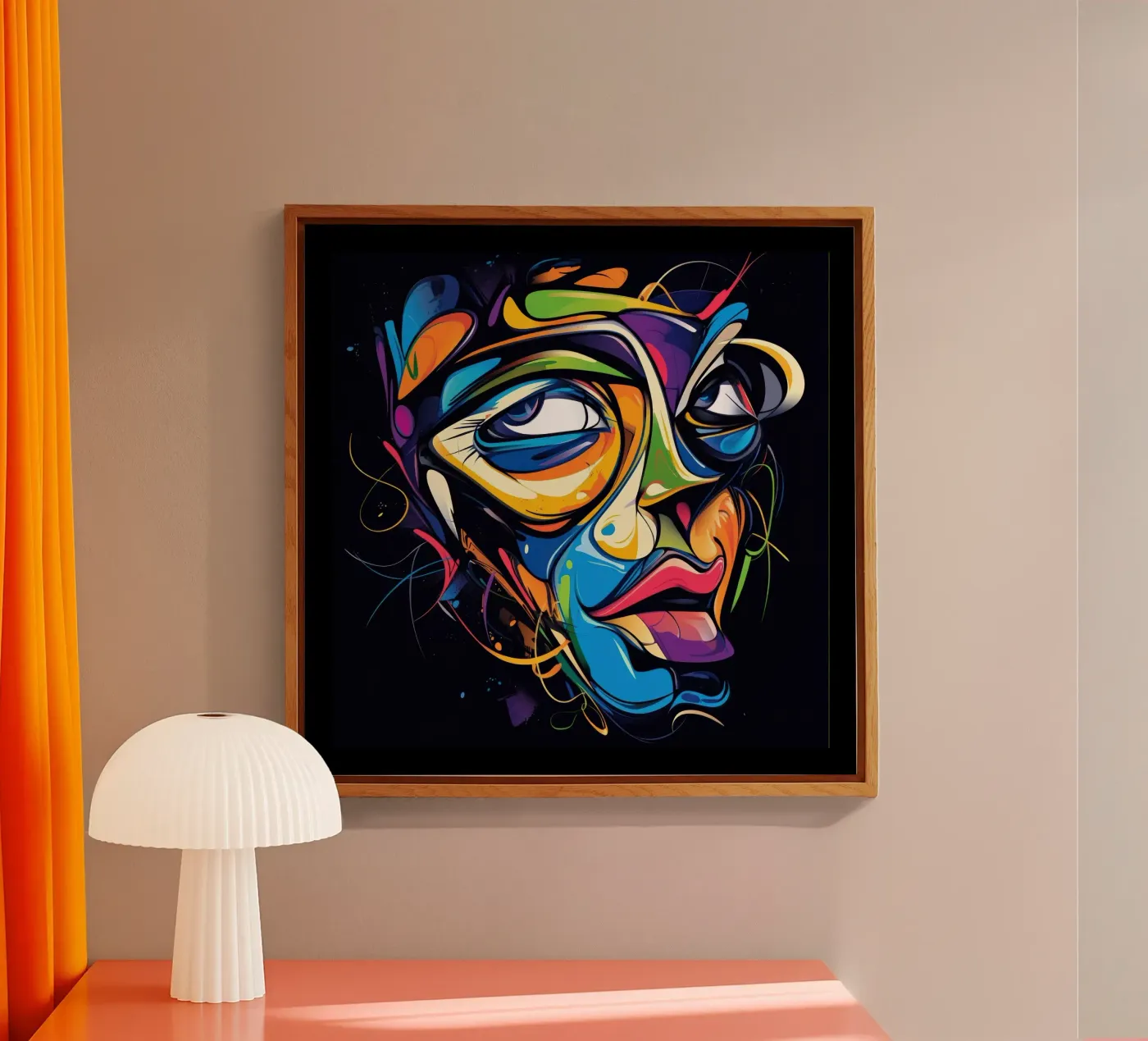 Face #1 plexiglas de Art Unleashed