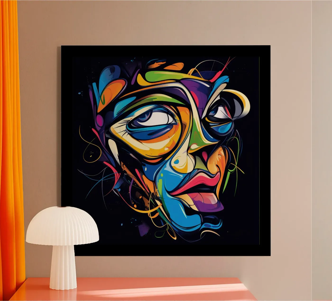 Face #1 plexiglas de Art Unleashed