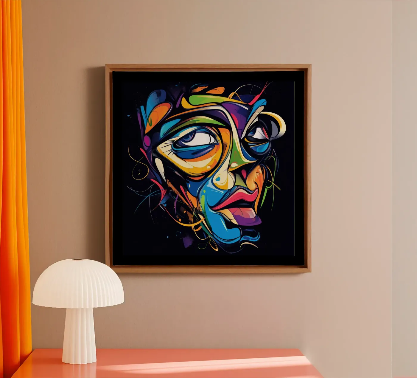Face #1 tela da Art Unleashed