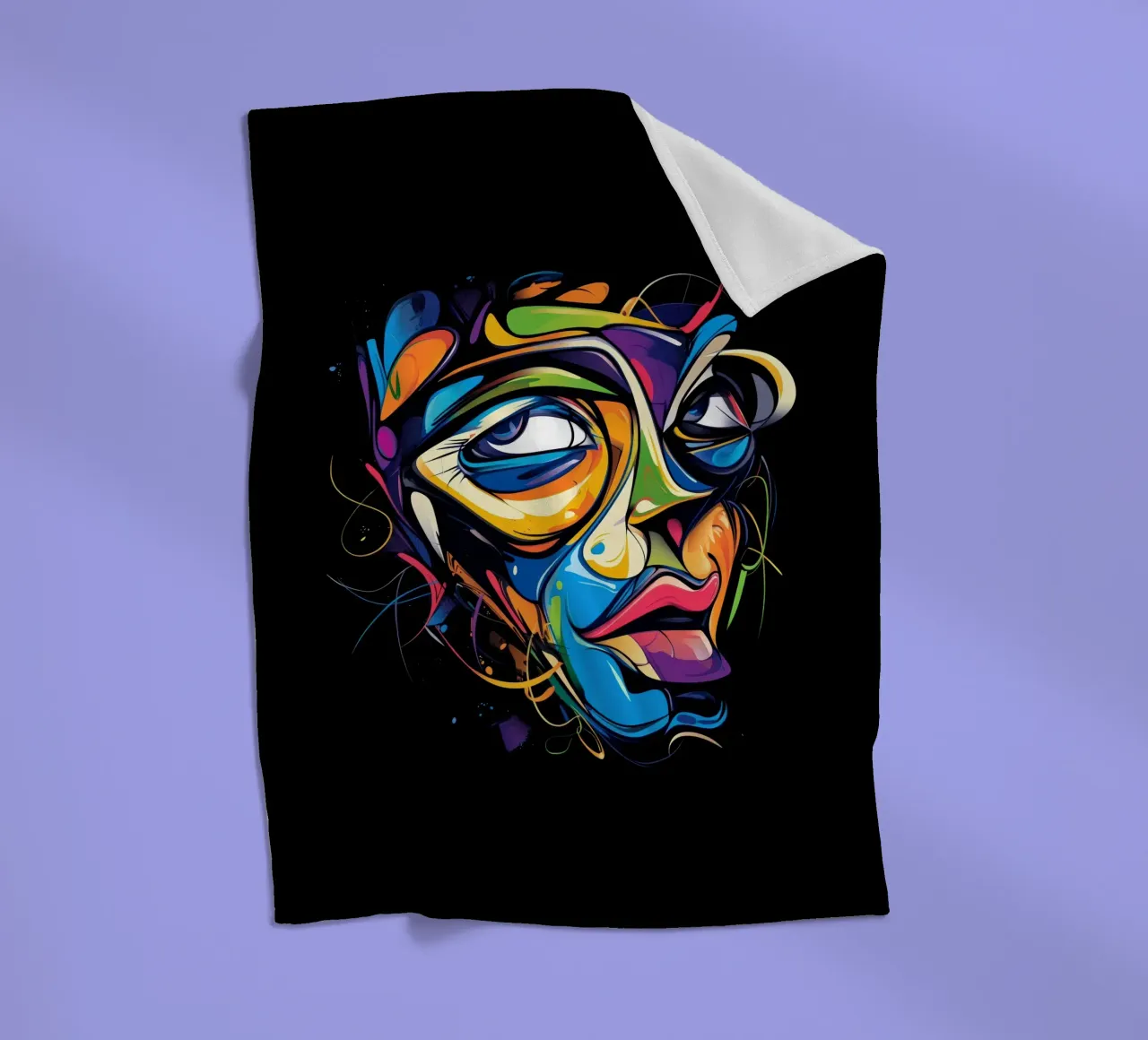 Face #1 coperta in pile da Art Unleashed