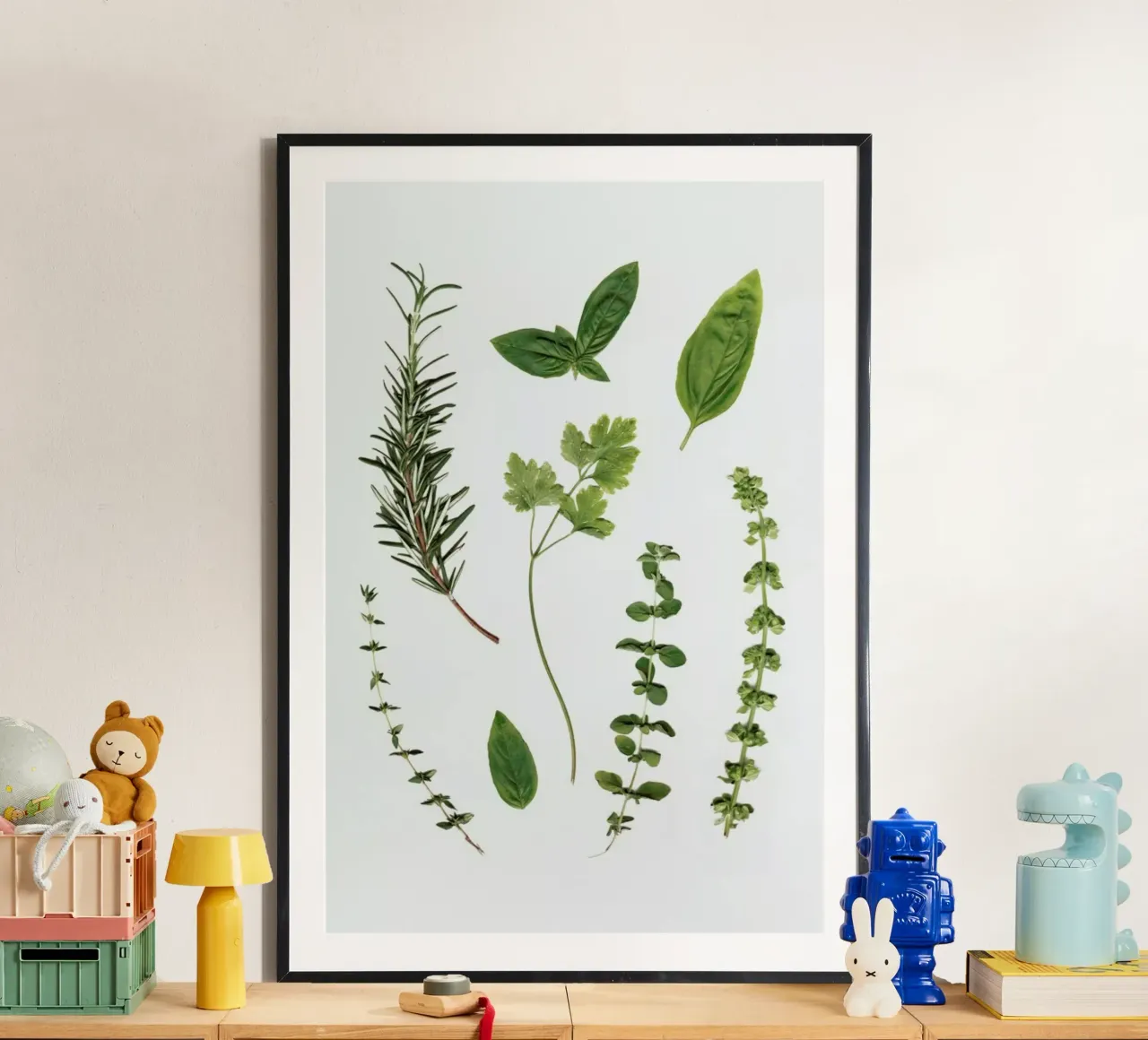 Garden Fresh poster con telaio in legno da Miles of Light