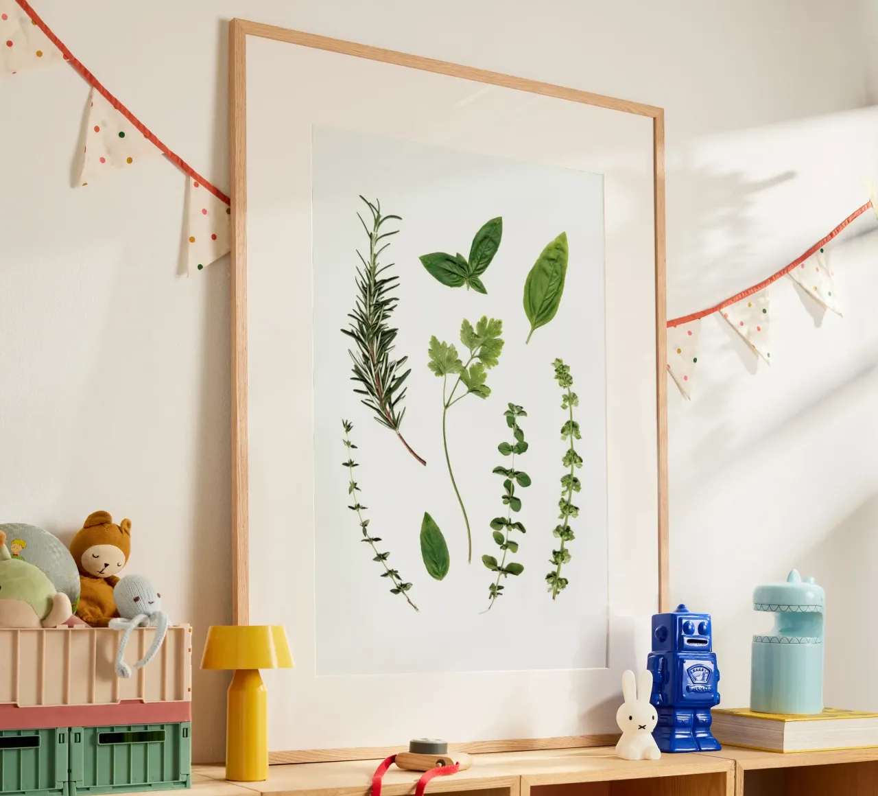 Garden Fresh poster con telaio in legno da Miles of Light