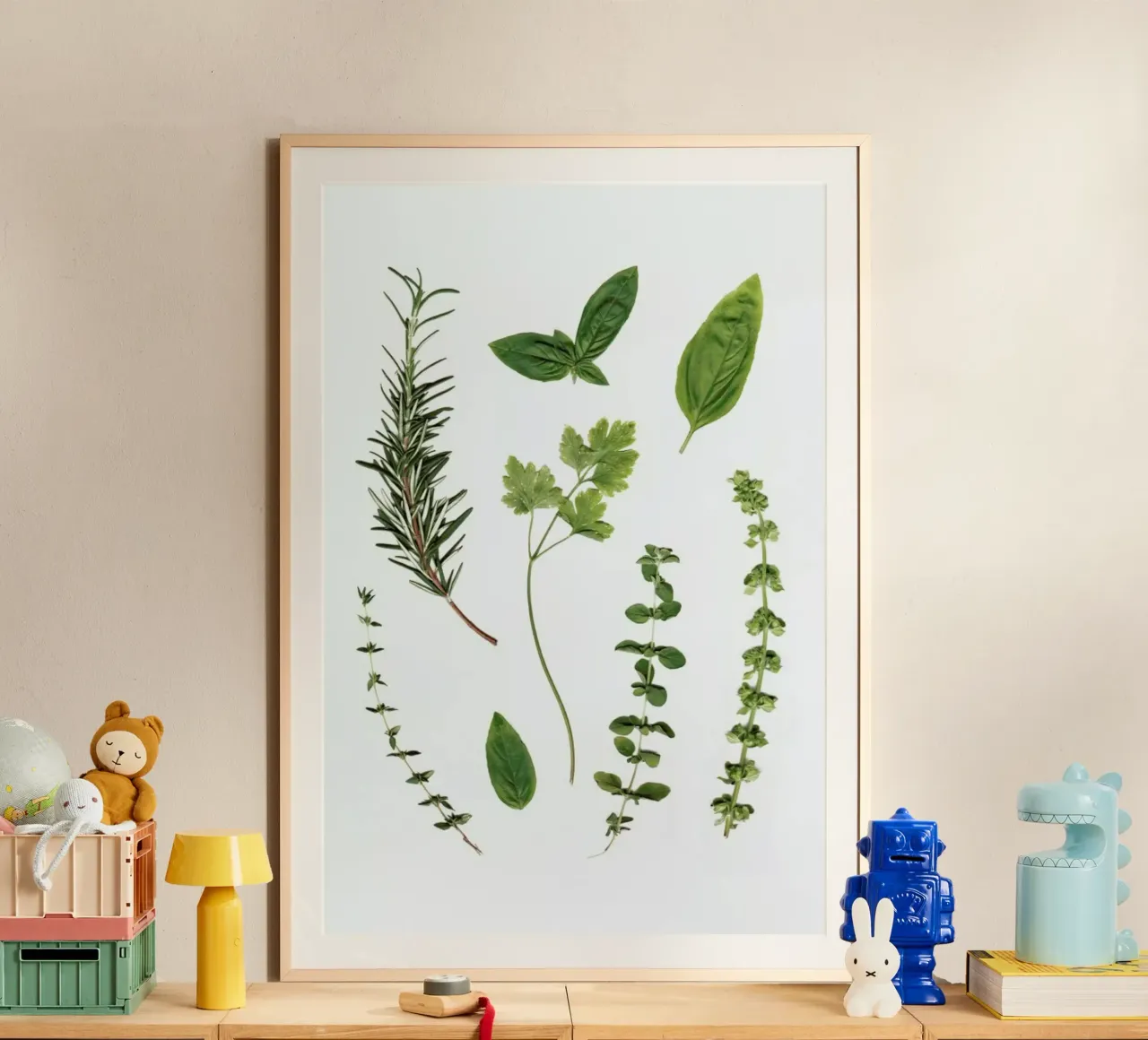Garden Fresh poster con telaio in legno da Miles of Light