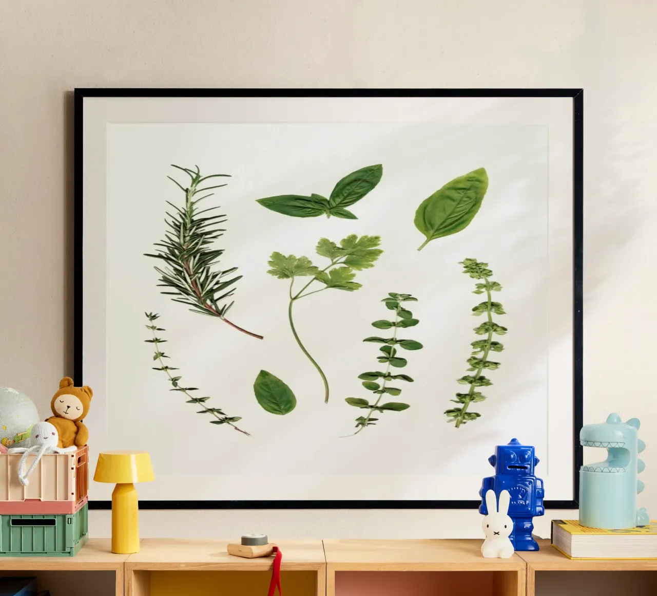 Garden Fresh poster con telaio in legno da Miles of Light