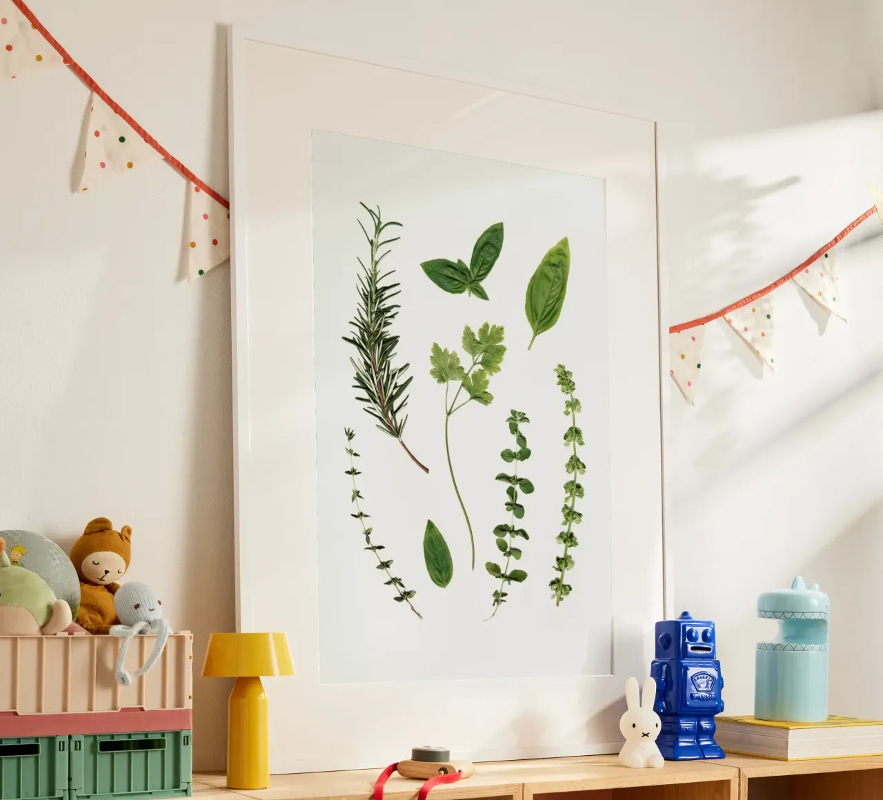 Garden Fresh poster con telaio in legno da Miles of Light