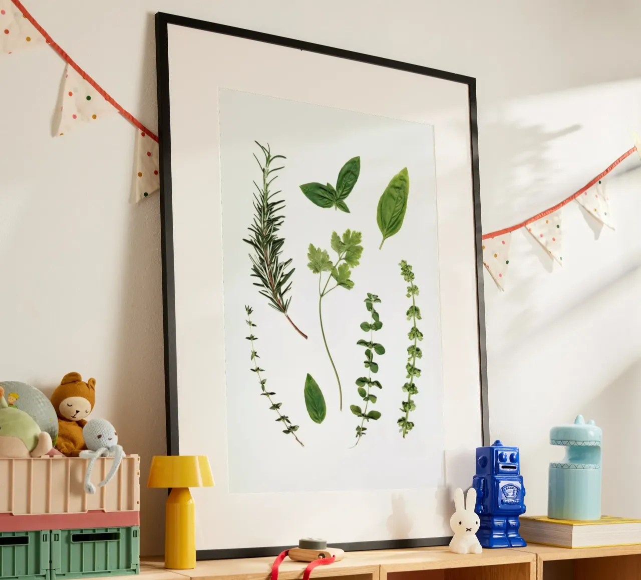 Garden Fresh poster con telaio in legno da Miles of Light