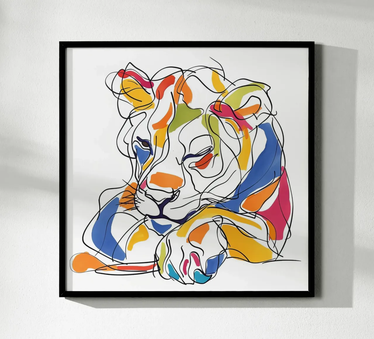 ANIMAUX MAJESTUEUX DESSIN AU TRAITS carta hahnemühle da Art Digital Visuel
