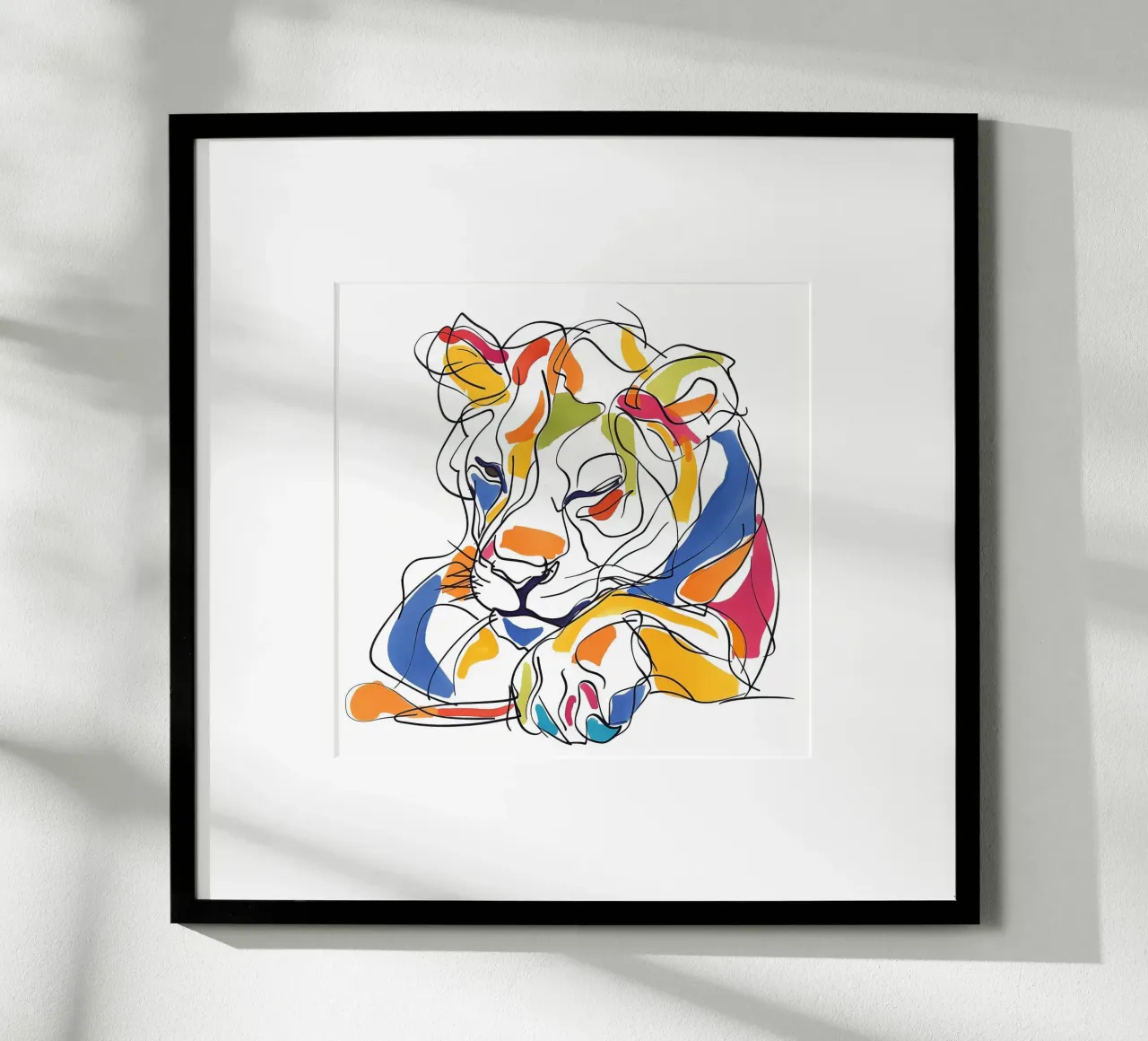ANIMAUX MAJESTUEUX DESSIN AU TRAITS carta hahnemühle da Art Digital Visuel