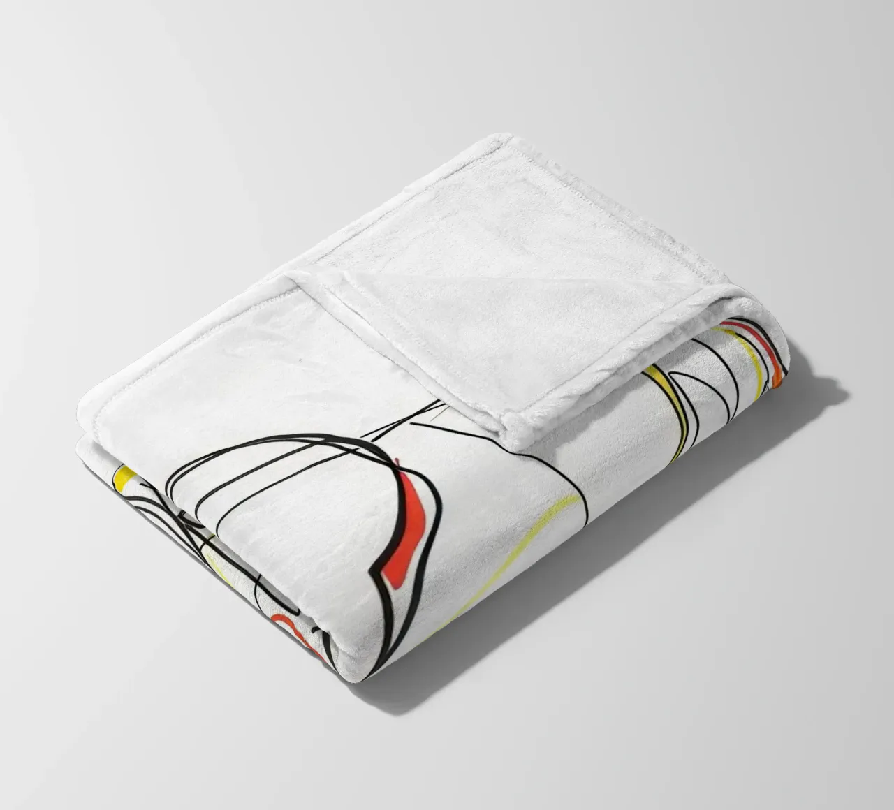 ANIMAUX MAJESTUEUX DESSIN AU TRAITS coperta in pile da Art Digital Visuel
