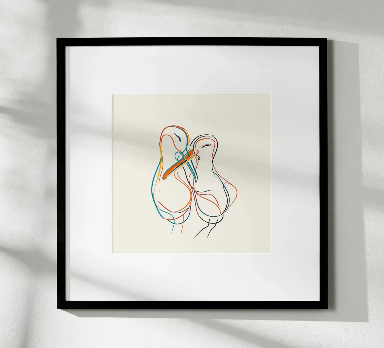 ANIMAUX MAJESTUEUX DESSIN AU TRAITS poster da Art Digital Visuel