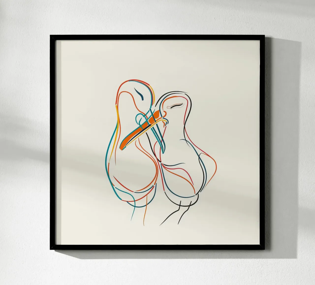 ANIMAUX MAJESTUEUX DESSIN AU TRAITS poster da Art Digital Visuel