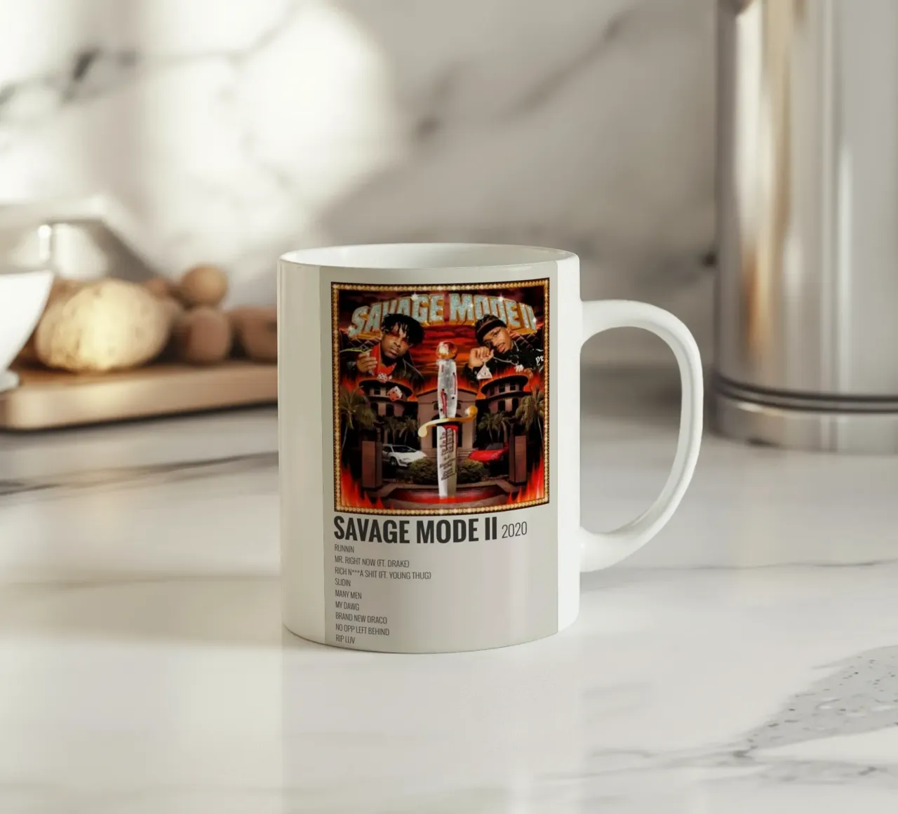 SAVAGE MODE II 2020 keramische mok van SoundStudio