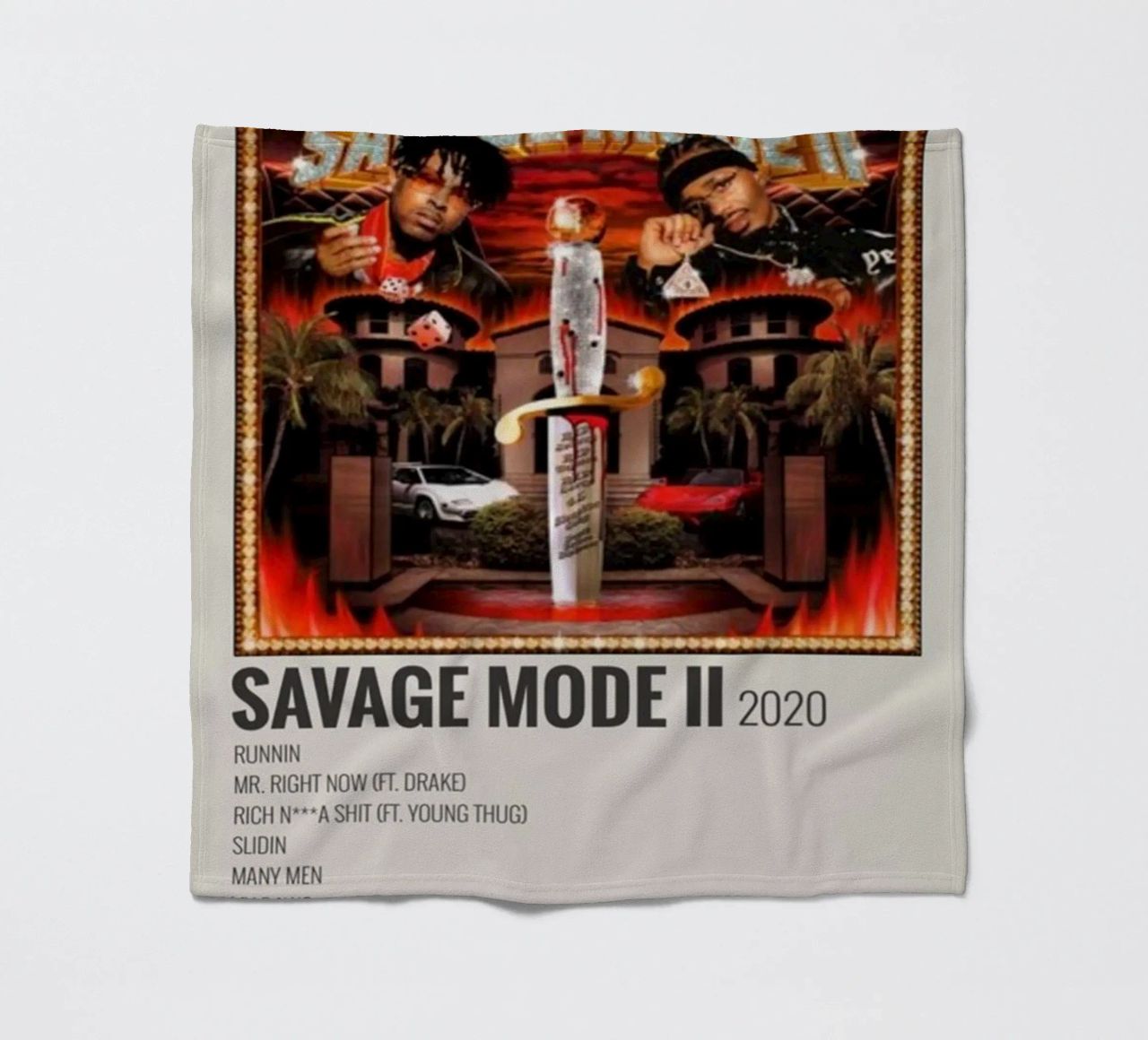SAVAGE MODE II 2020 coperta in pile da SoundStudio