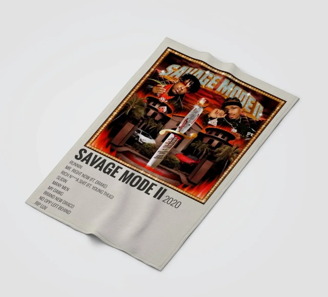 SAVAGE MODE II 2020 coperta in pile da SoundStudio