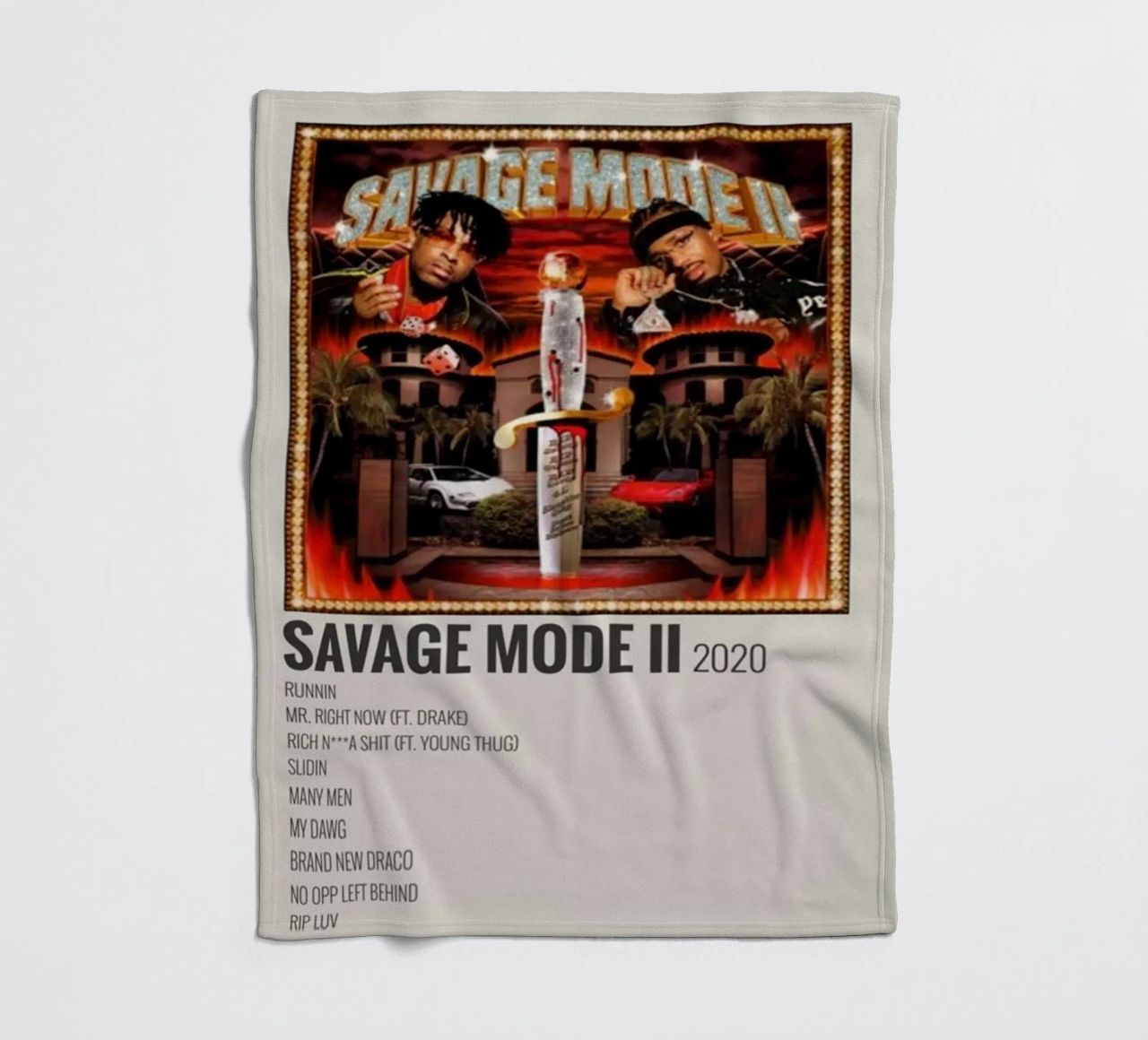 SAVAGE MODE II 2020 coperta in pile da SoundStudio