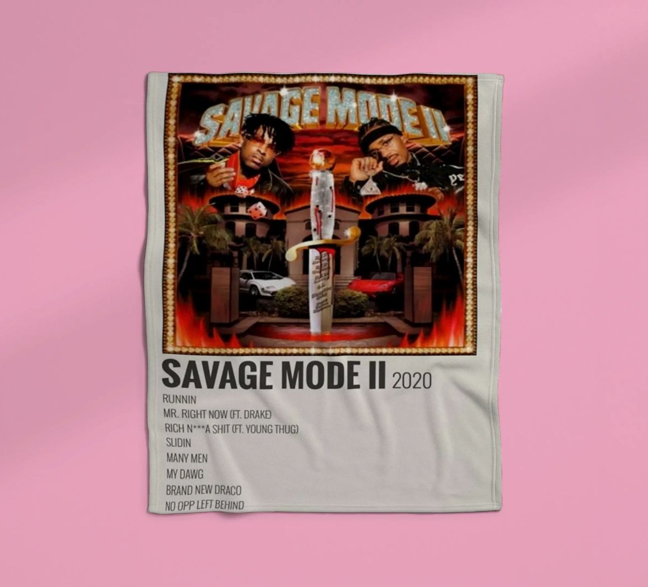 SAVAGE MODE II 2020 coperta in pile da SoundStudio