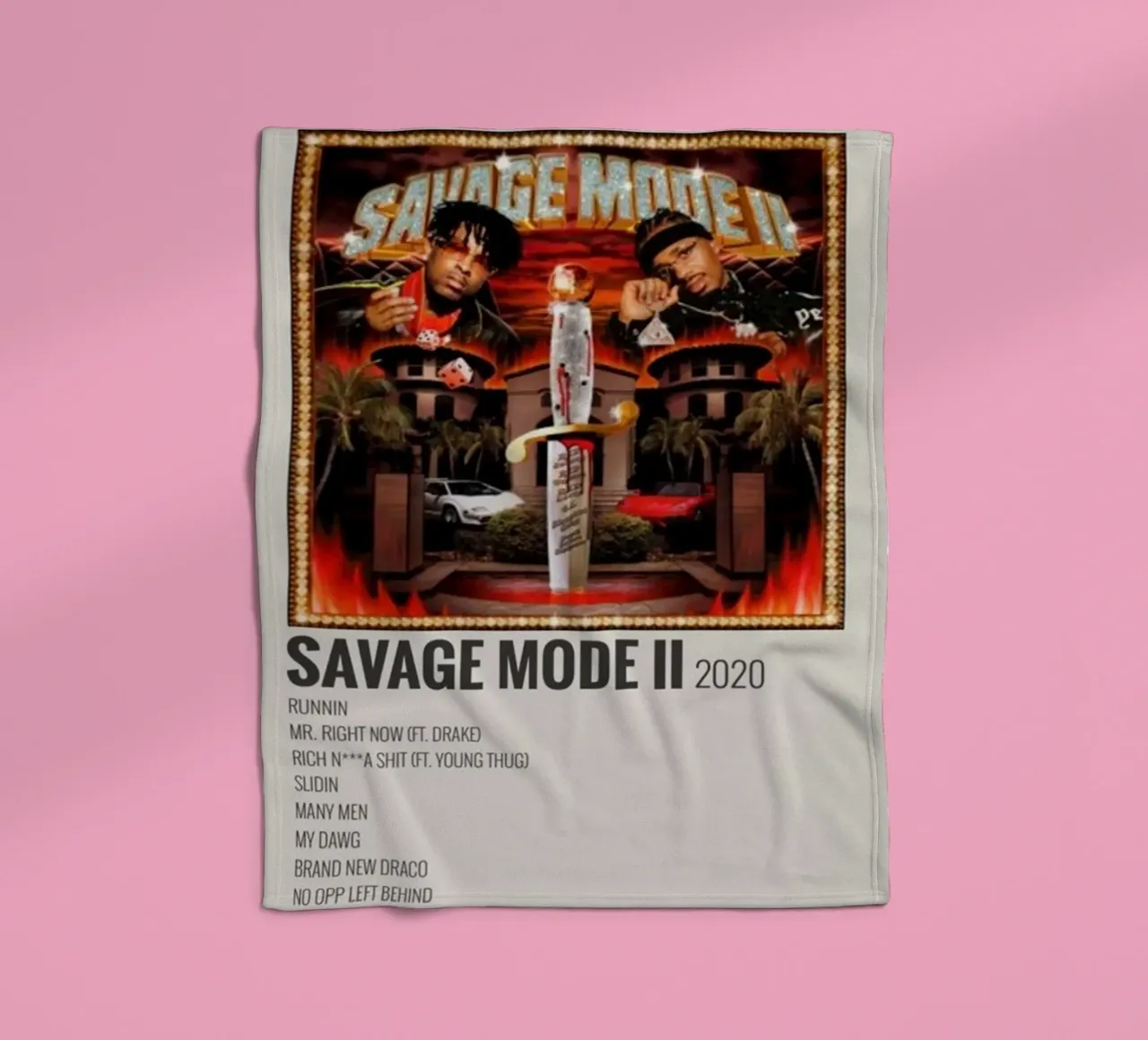 SAVAGE MODE II 2020 coperta in pile da SoundStudio
