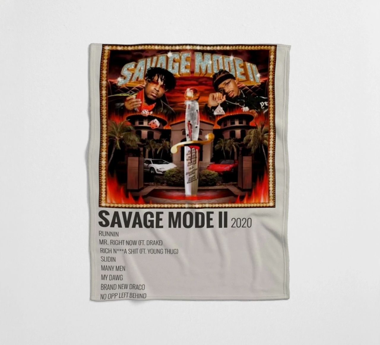 SAVAGE MODE II 2020 coperta in pile da SoundStudio