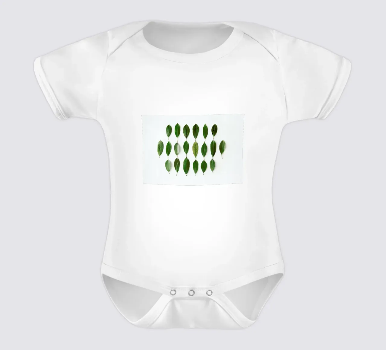 Leaves Collection N2 body neonato maniche corte da Miles of Light
