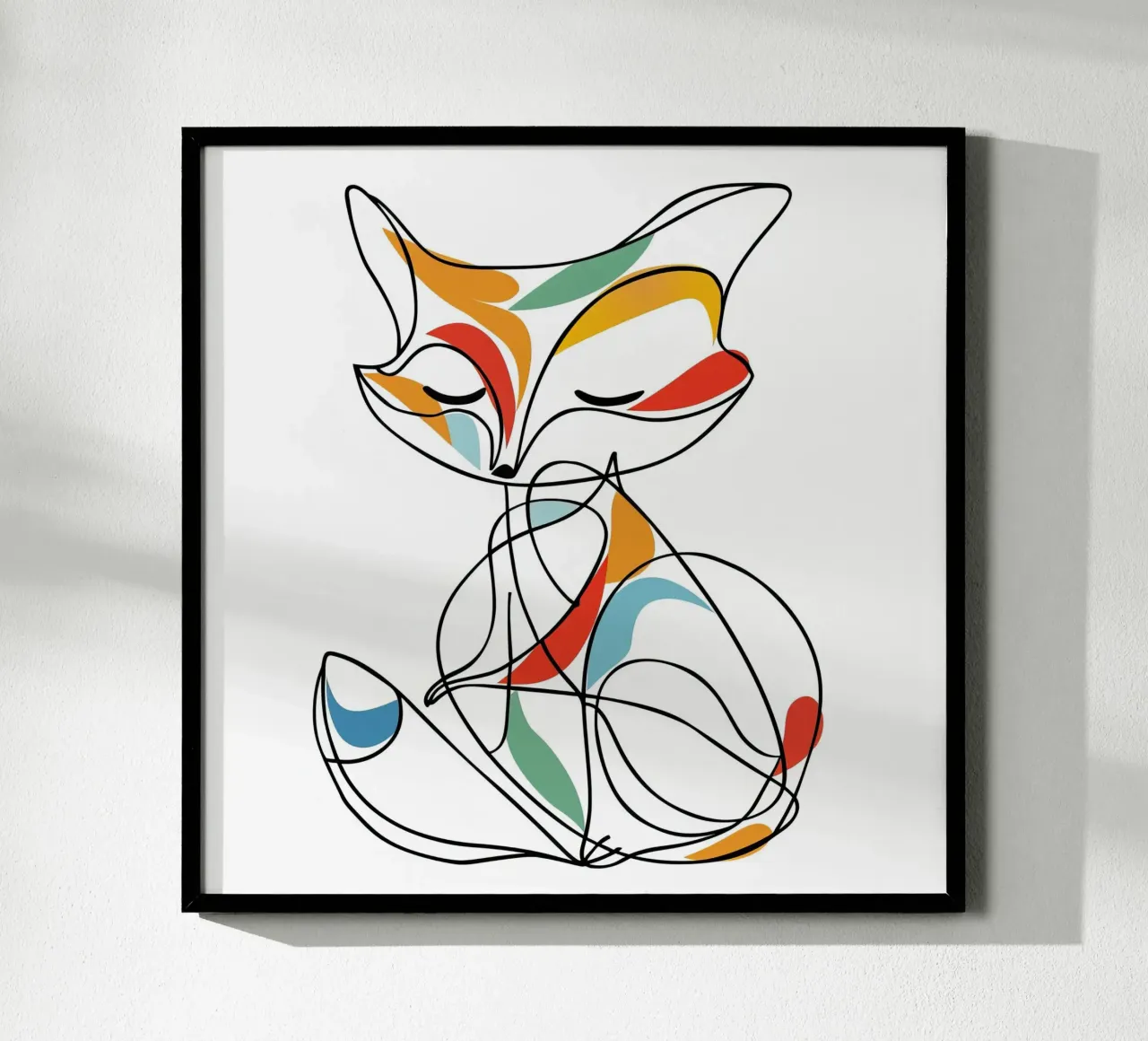 DIBUJOS LINEALES DE ANIMALES MAJESTUOSOS poster de Art Digital Visuel