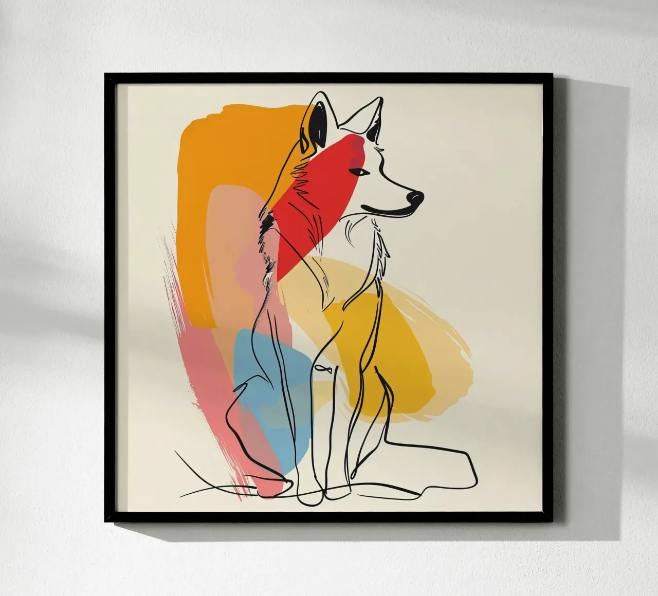 DIBUJOS LINEALES DE ANIMALES MAJESTUOSOS poster de Art Digital Visuel